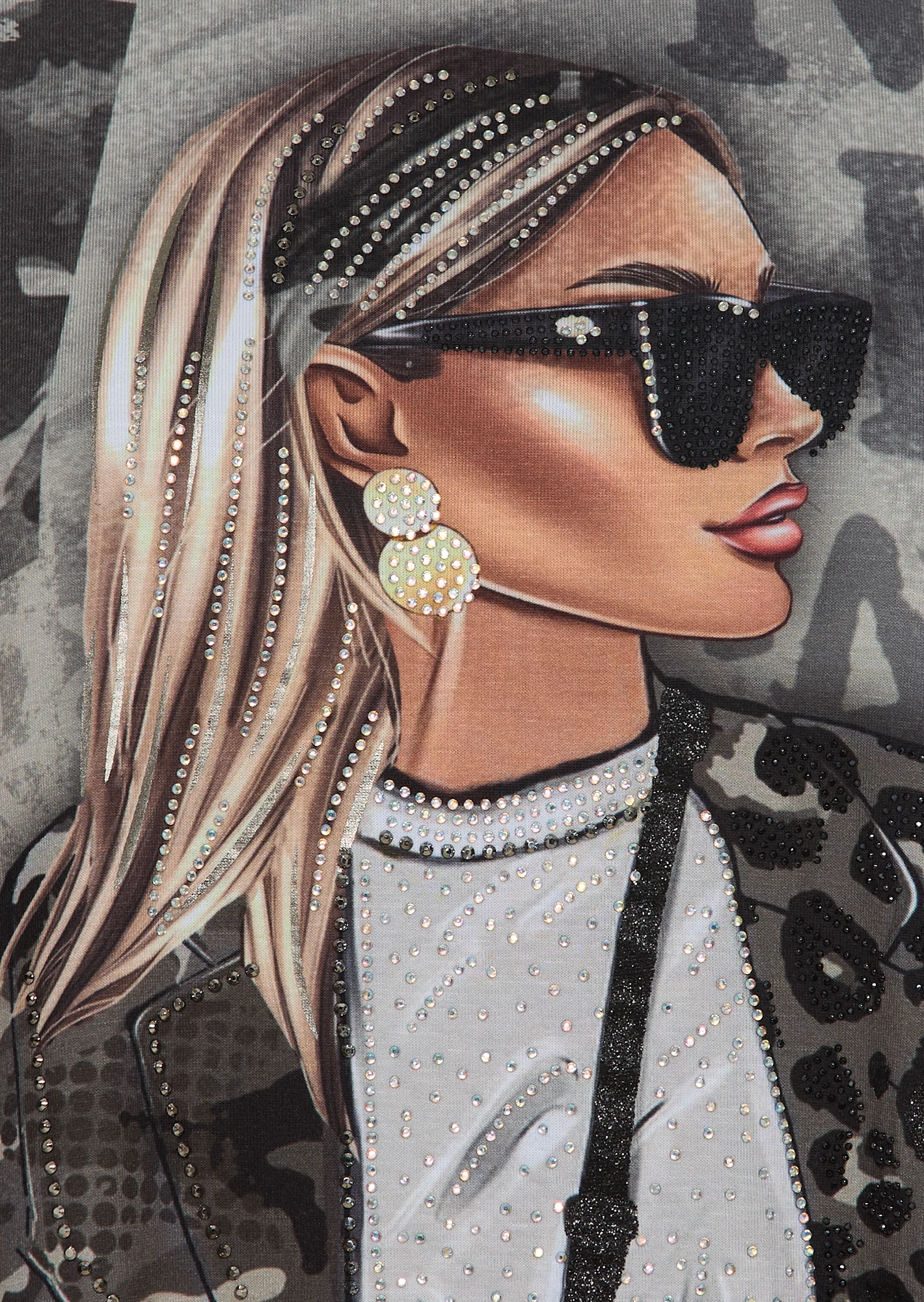 stylisches Shirt, oliv