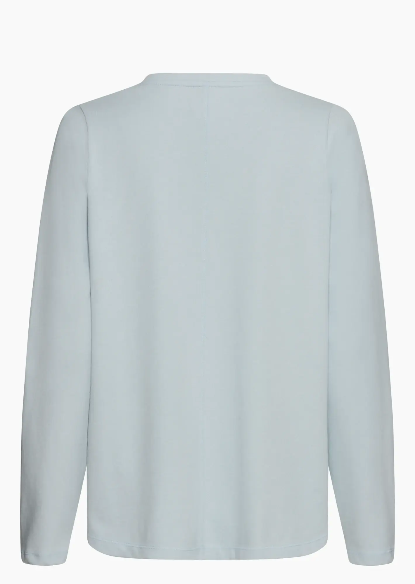 Langarmshirt 'Good vibes', eiskristall