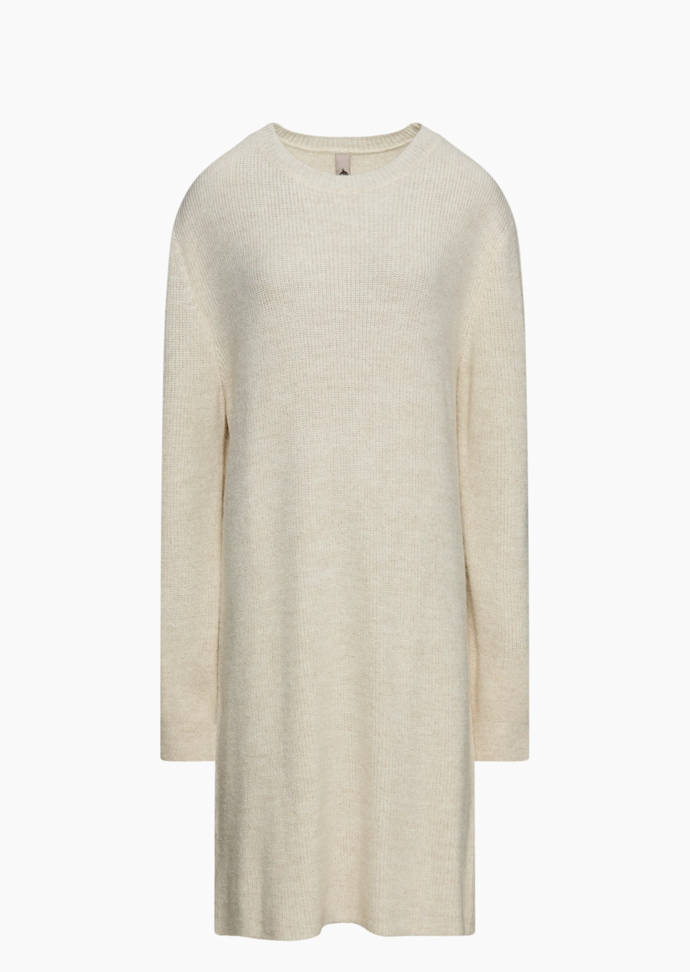 Strickkleid, sand-melange