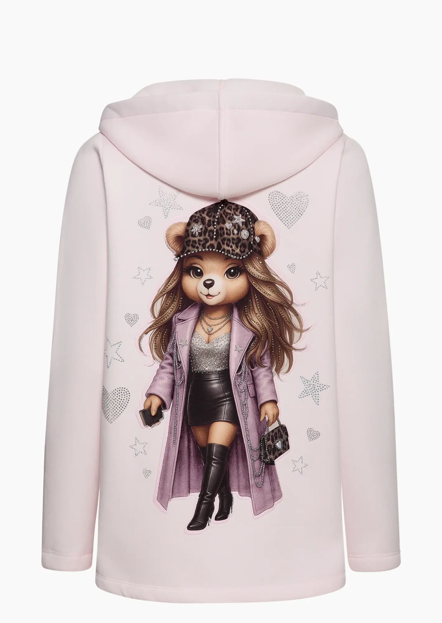 Sweatjacke 'CUTE', mandelblüte