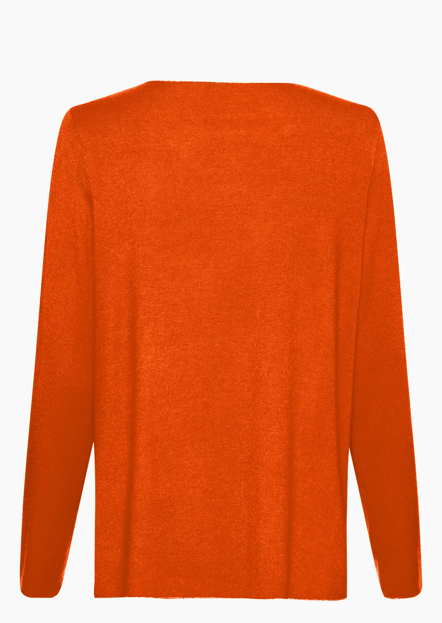 Langarmshirt feingestrickt, orange