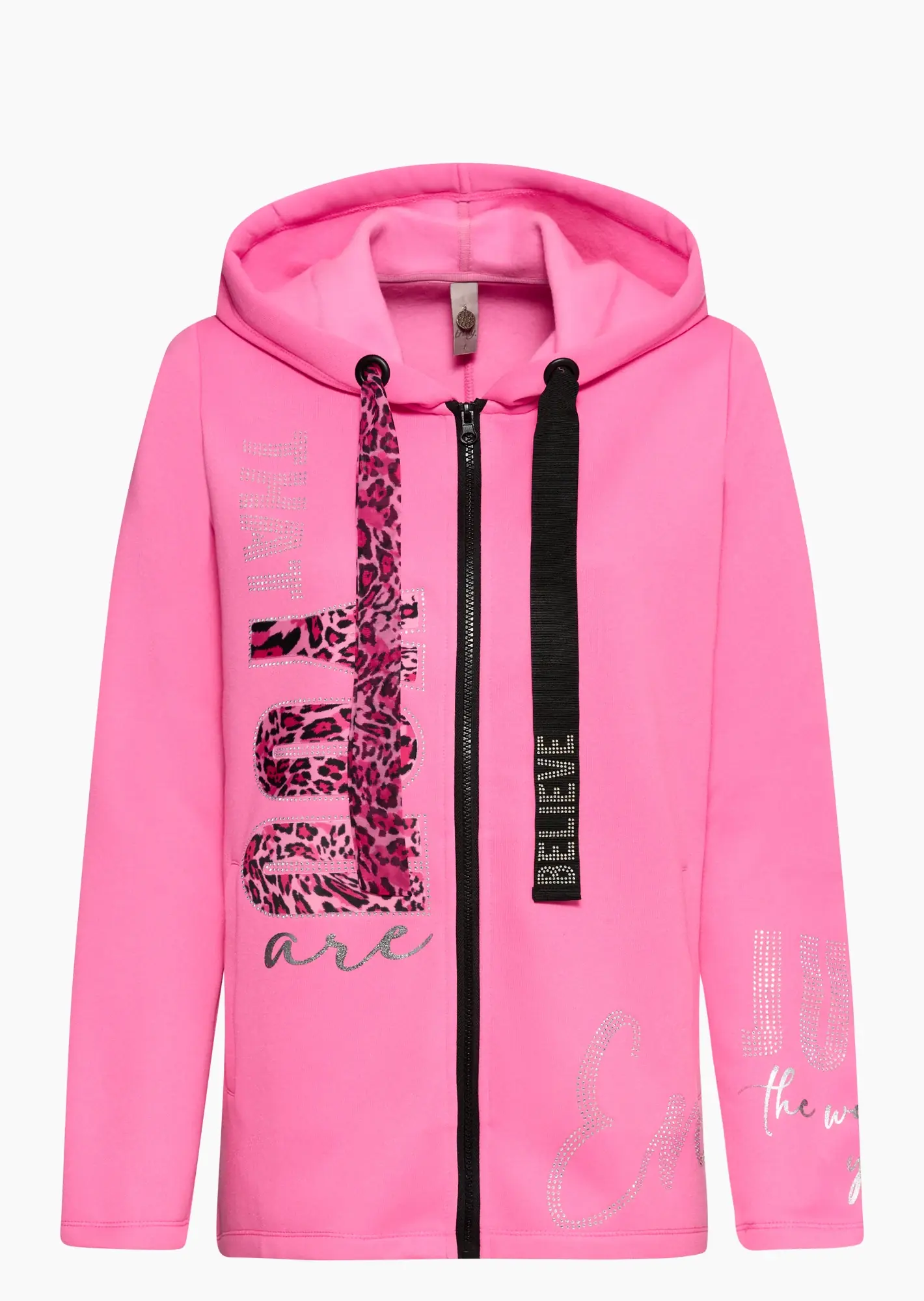Sweatjacke 'Enough', candy