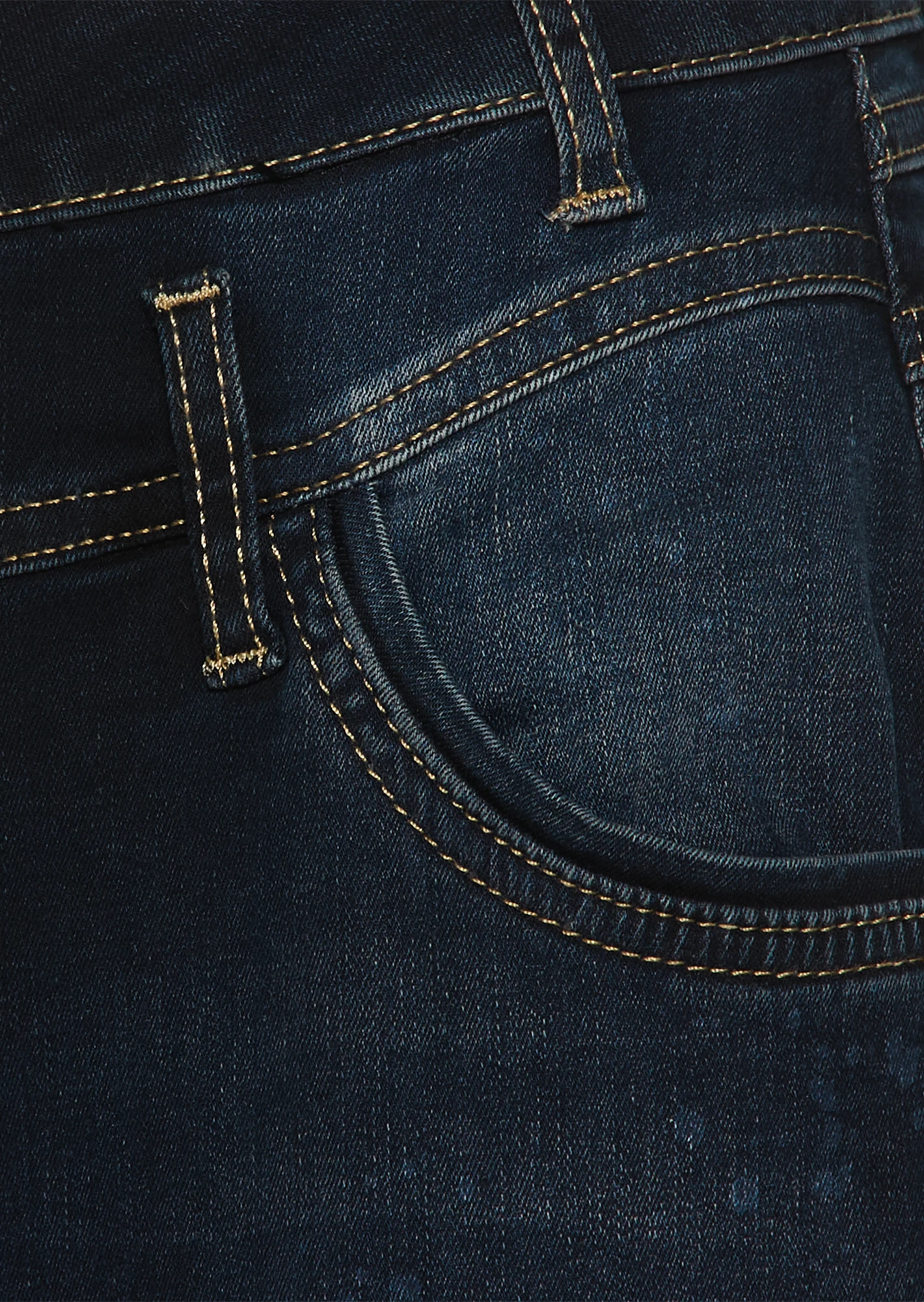 Jeans destroyed, blue black denim