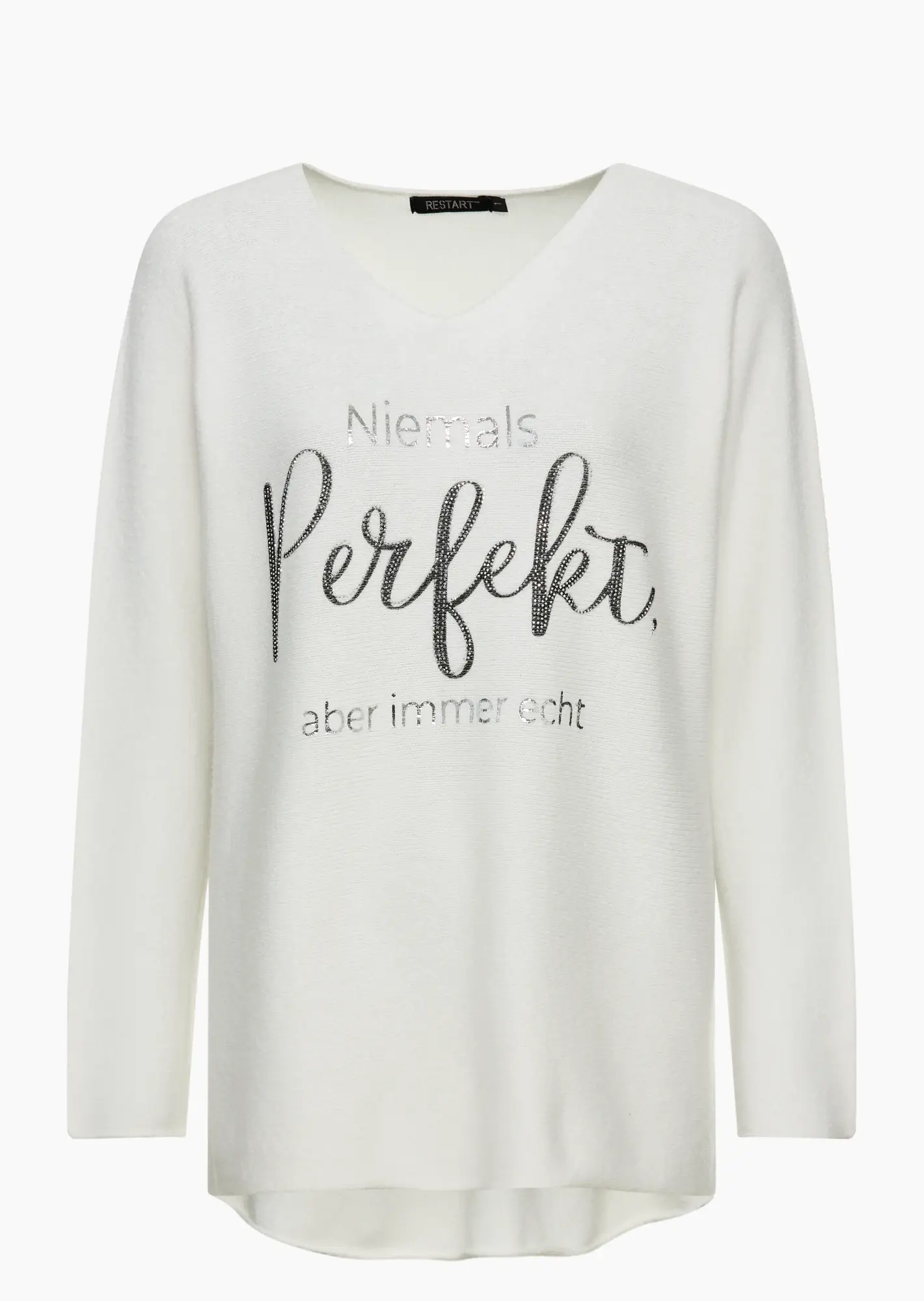 Strickpullover 'Perfekt', offwhite
