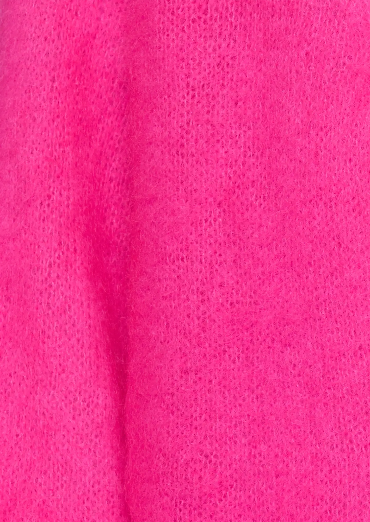 kuschelige Strickjacke, neonpink
