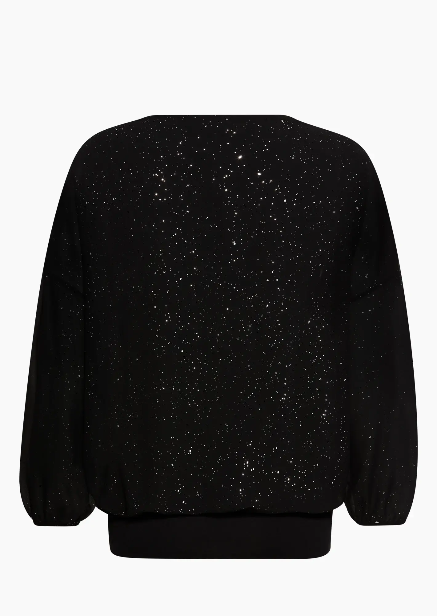 Bluse 'Glitzer', schwarz
