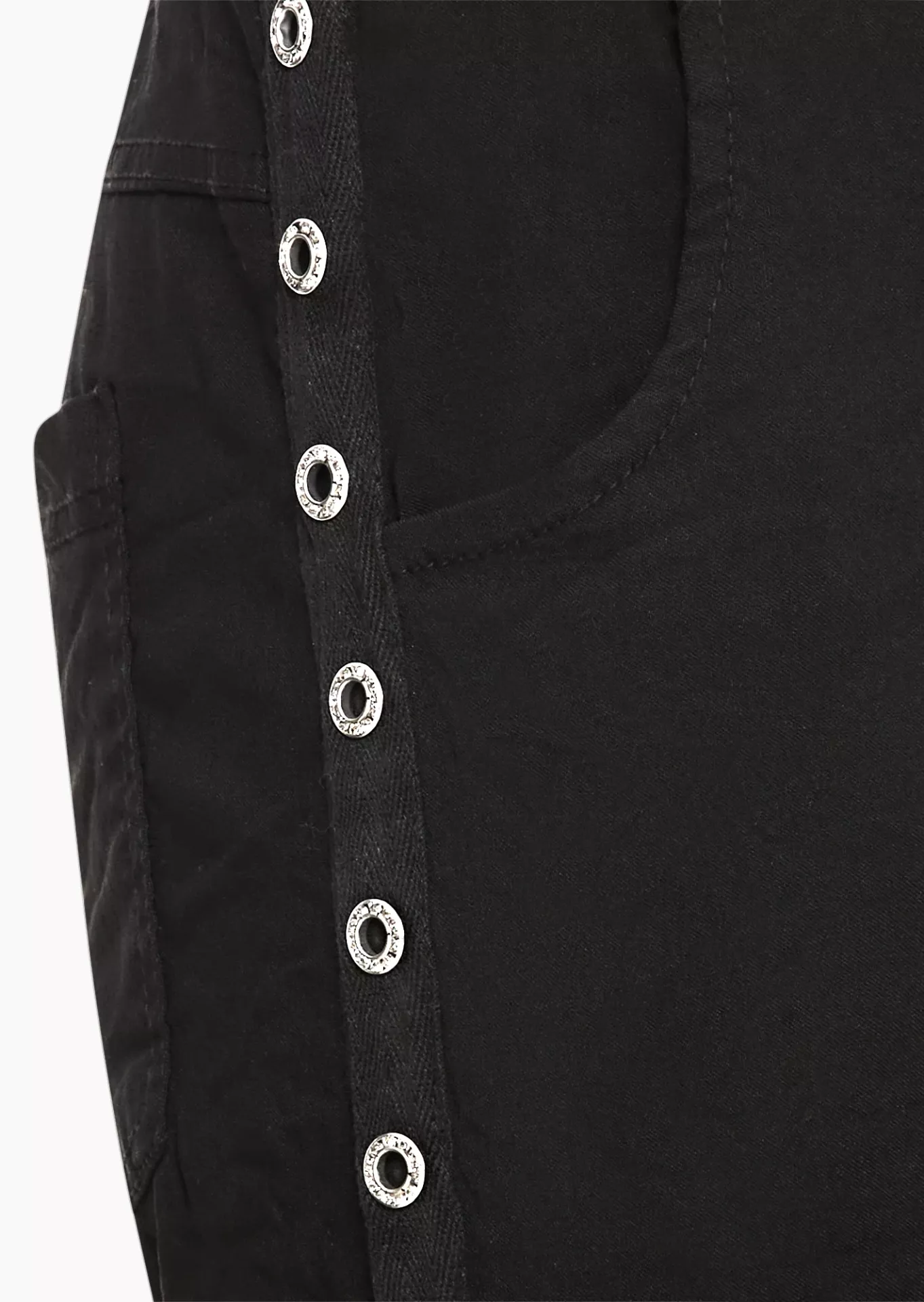 Joggpants mit Galonstreifen, schwarz