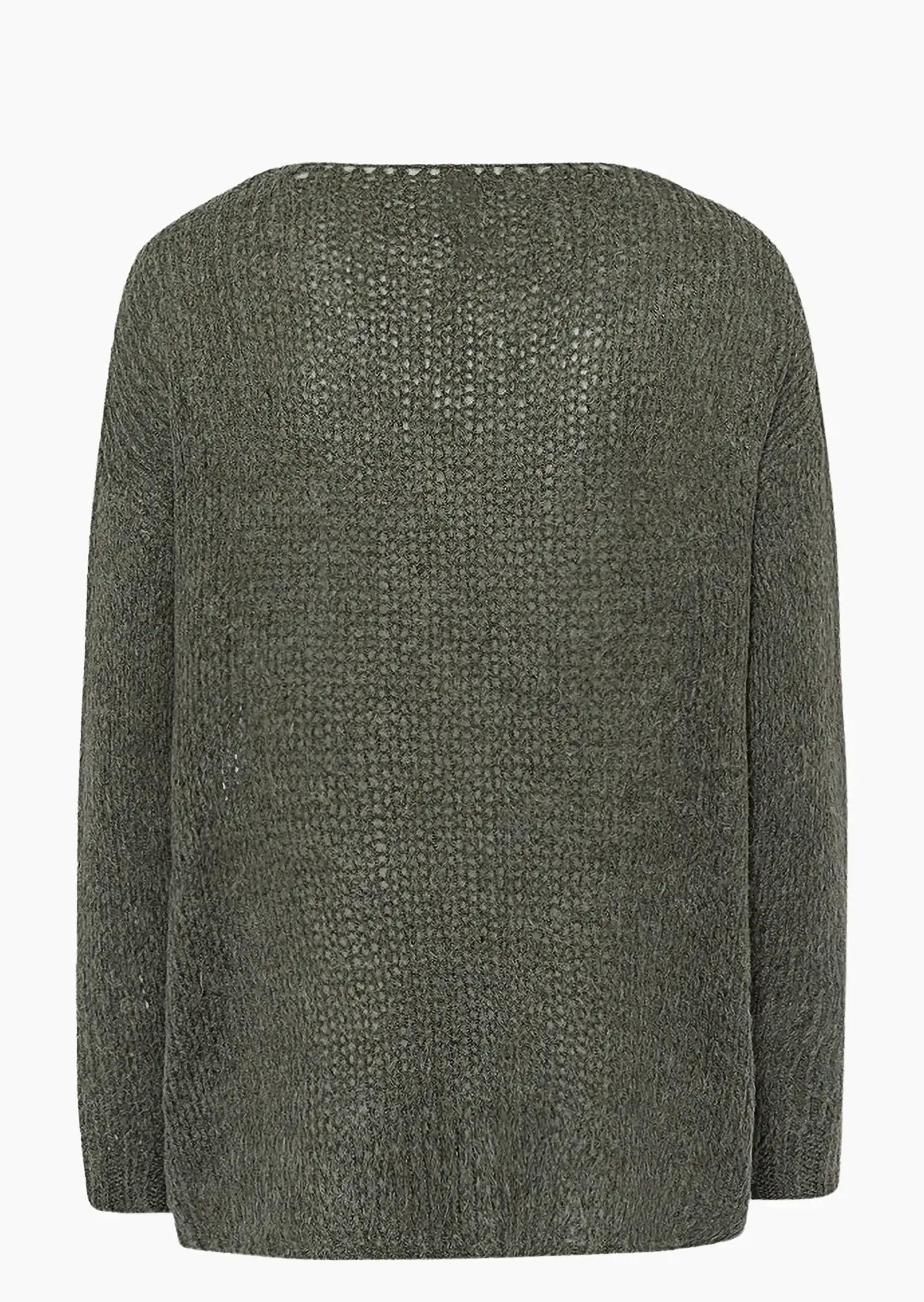 Strickpullover 'Sterne', oliv