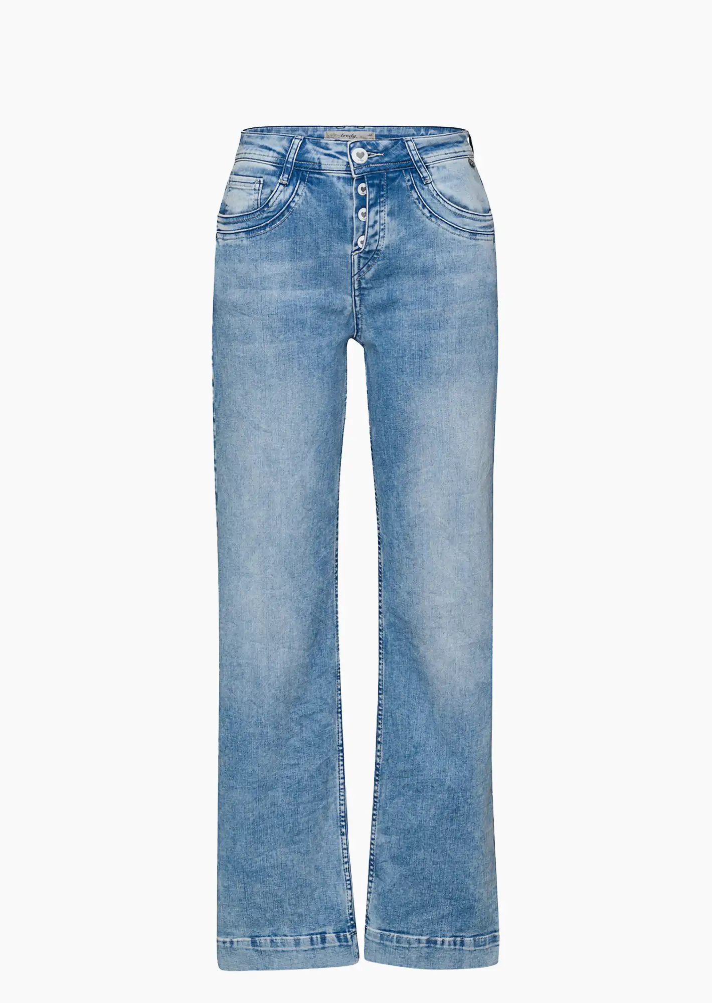 Wide Leg Jeans, light blue denim