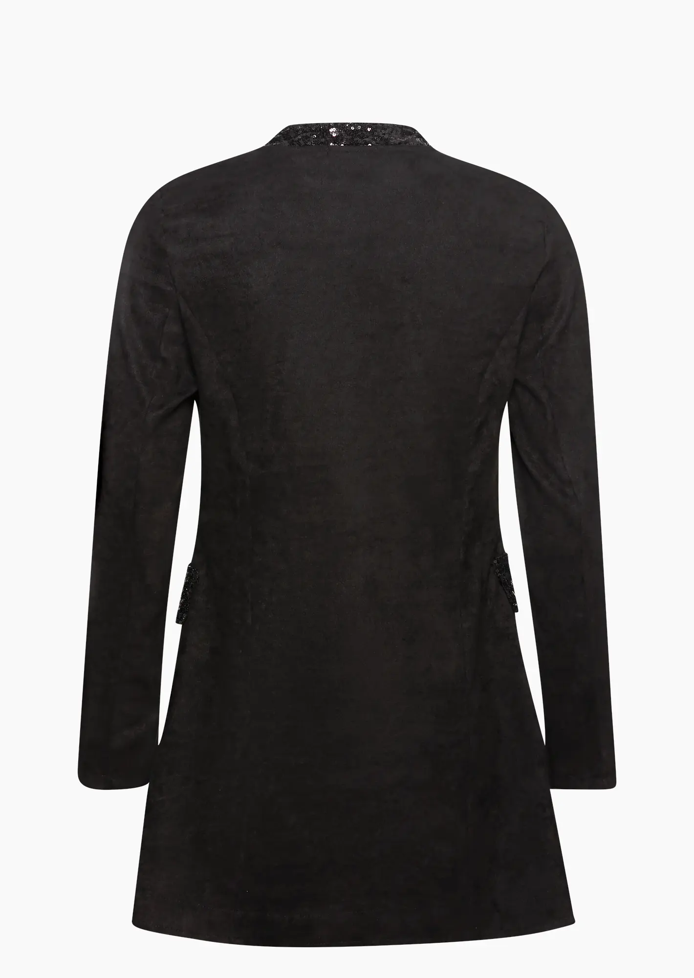 Blazer im Military-Style, schwarz