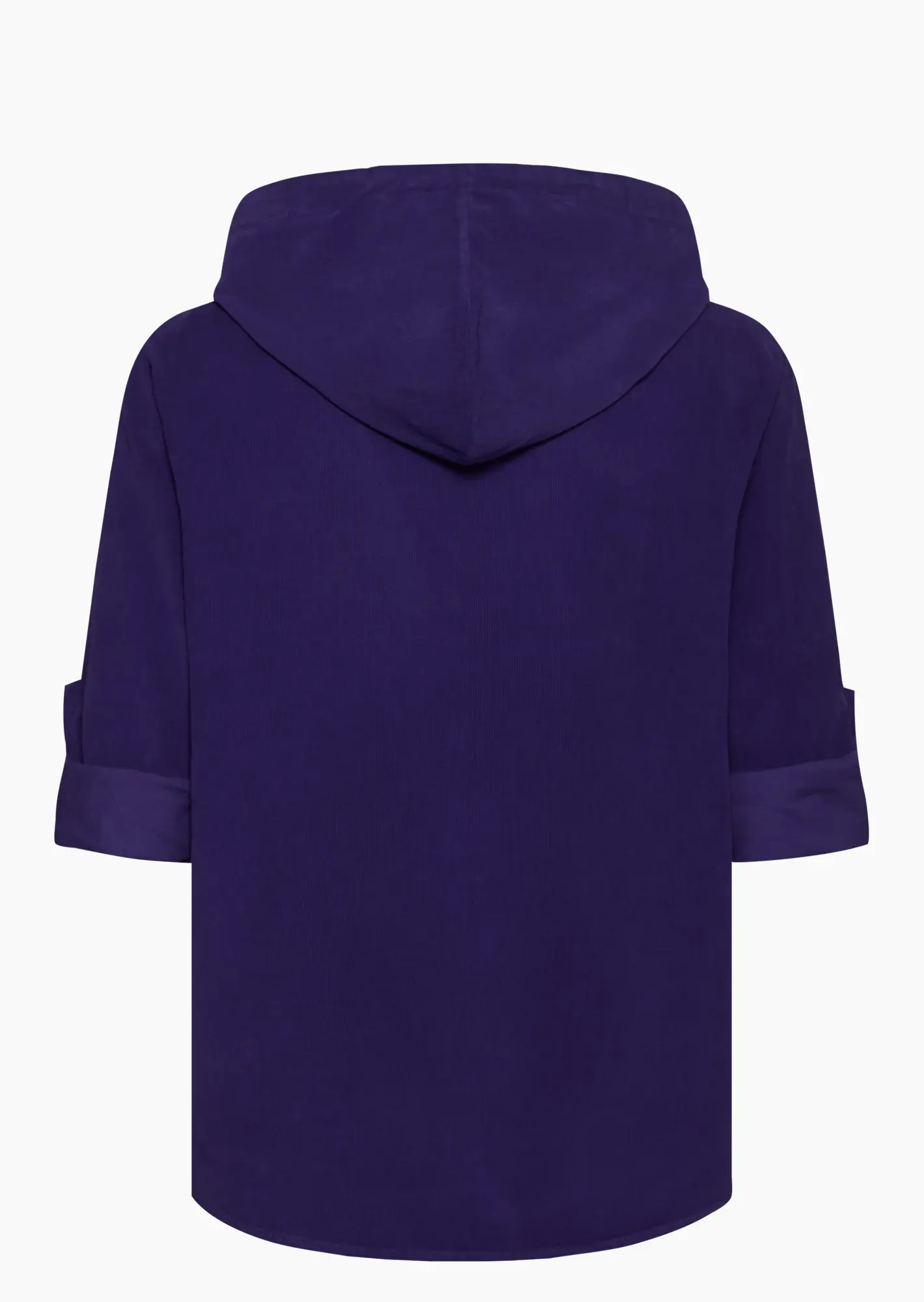 Cordhemd mit Kapuze, electric purple