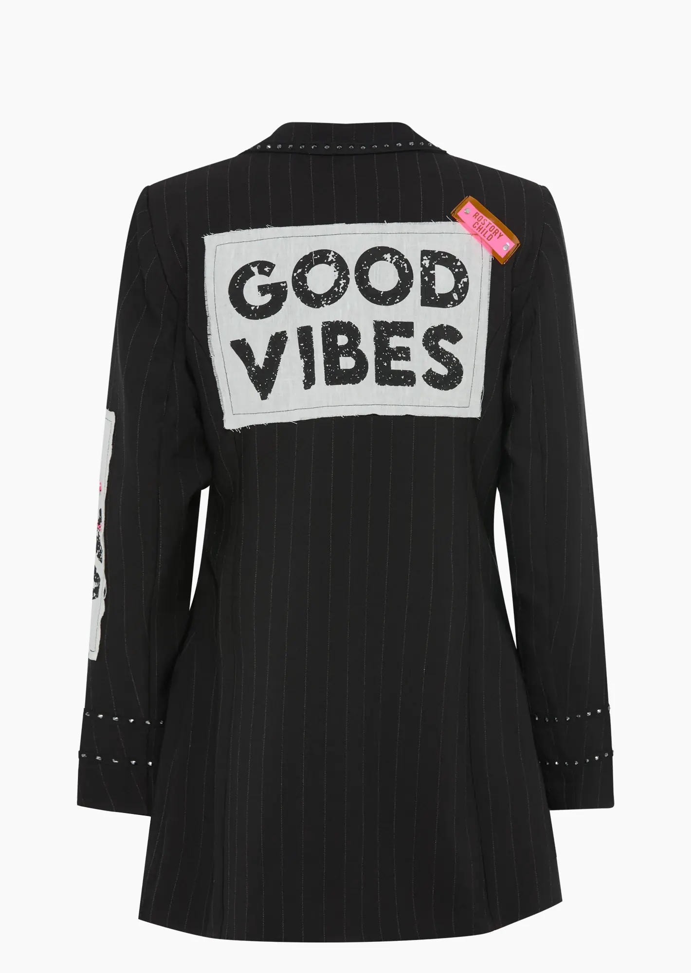 Nadelstreifenblazer 'You', schwarz