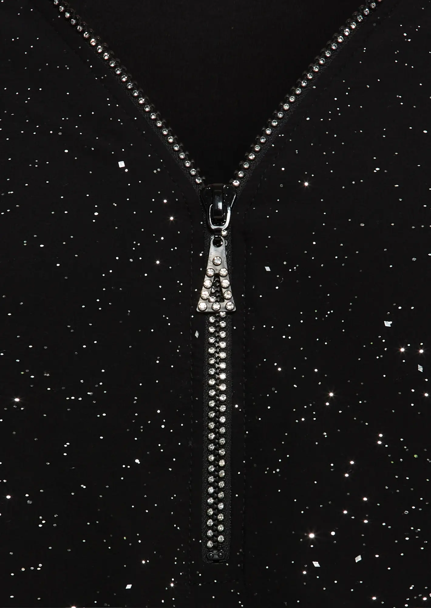 Bluse 'Glitzer', schwarz