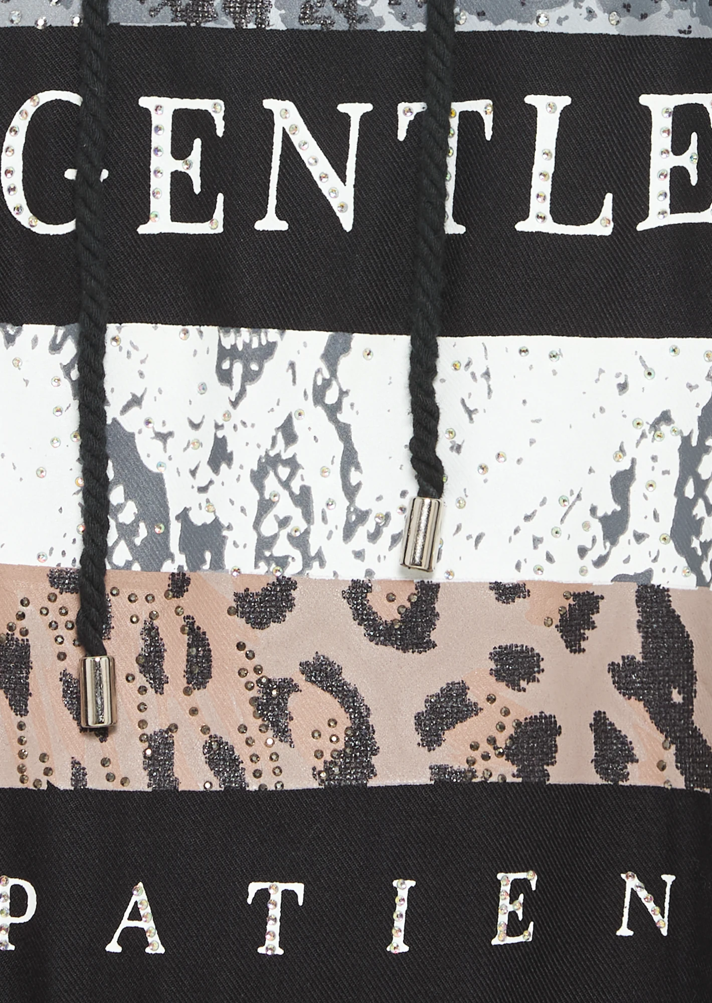 Bluse 'Be Gentle', schwarz