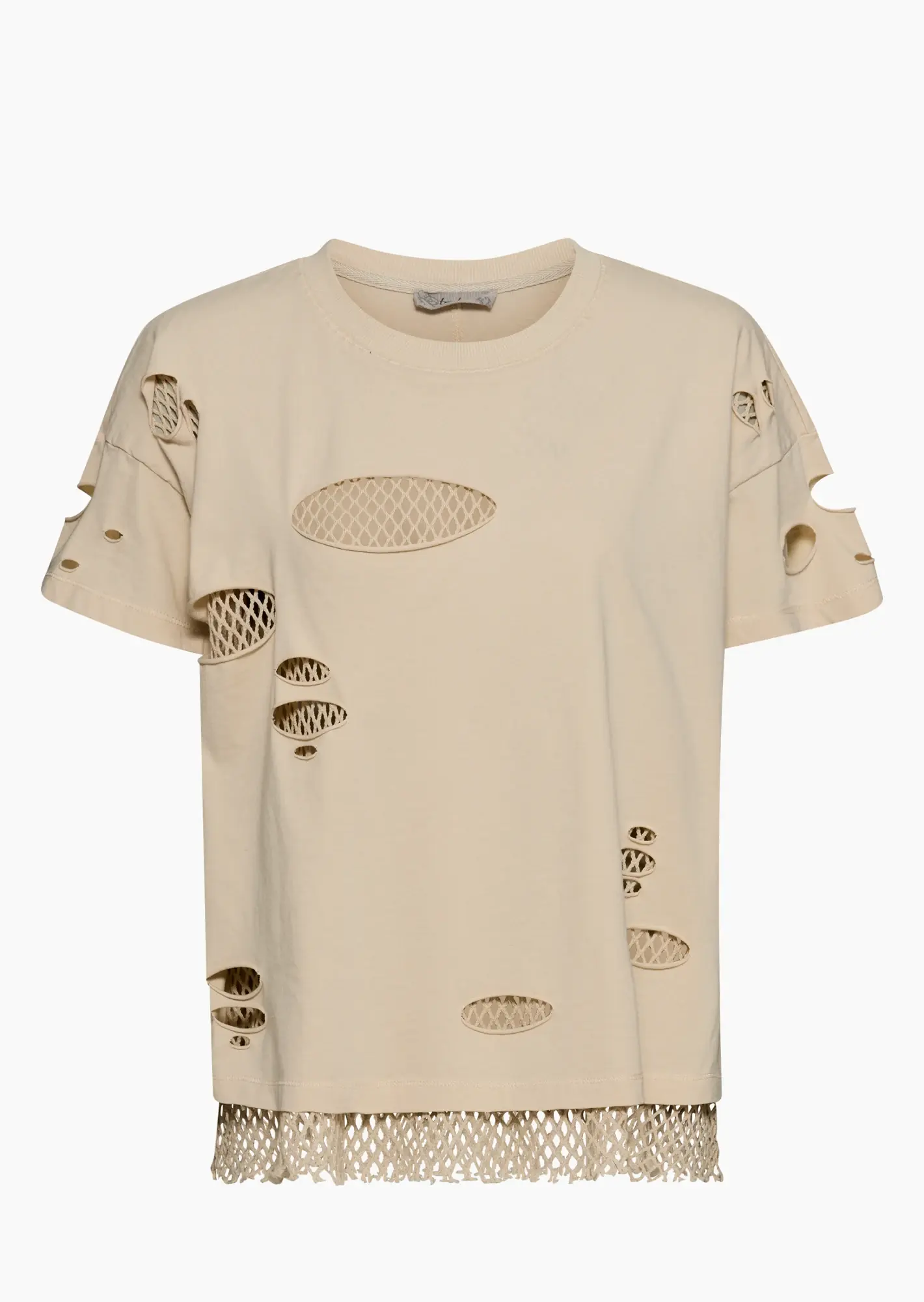 Shirt im Layering-Style, crema