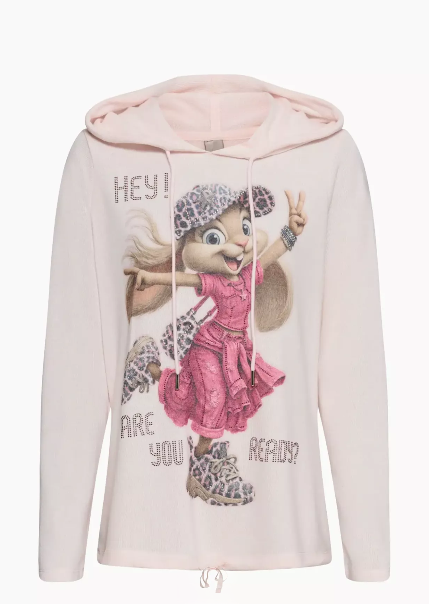 Langarmshirt 'Ready', mandelblüte