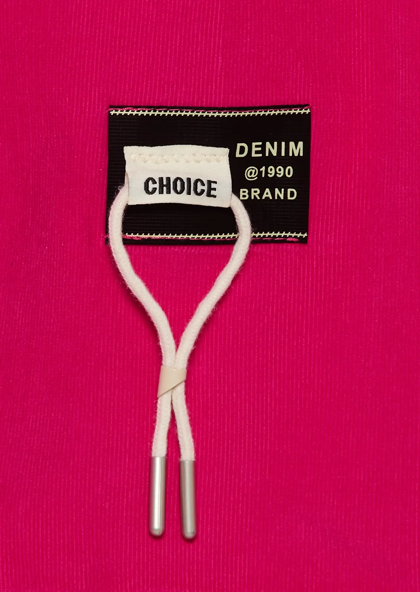 Cordhemd mit Kapuze, pink