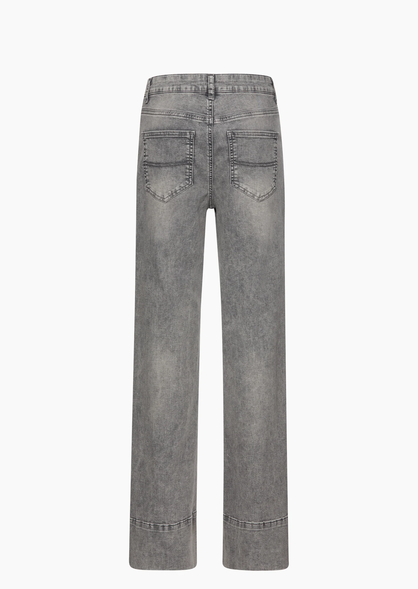 Wide Leg Jeans, grey denim