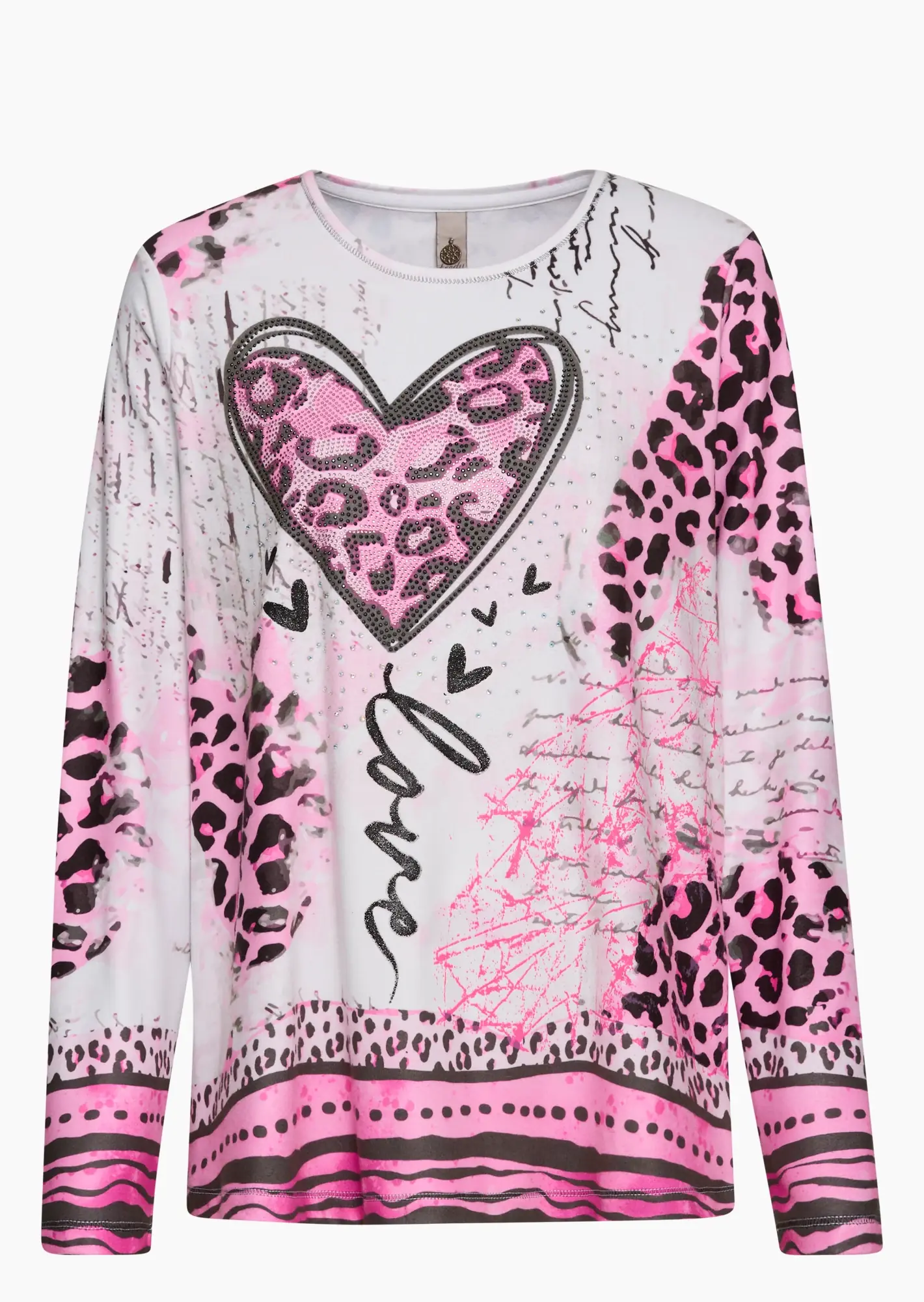 kuscheliges Shirt 'Heart', candy