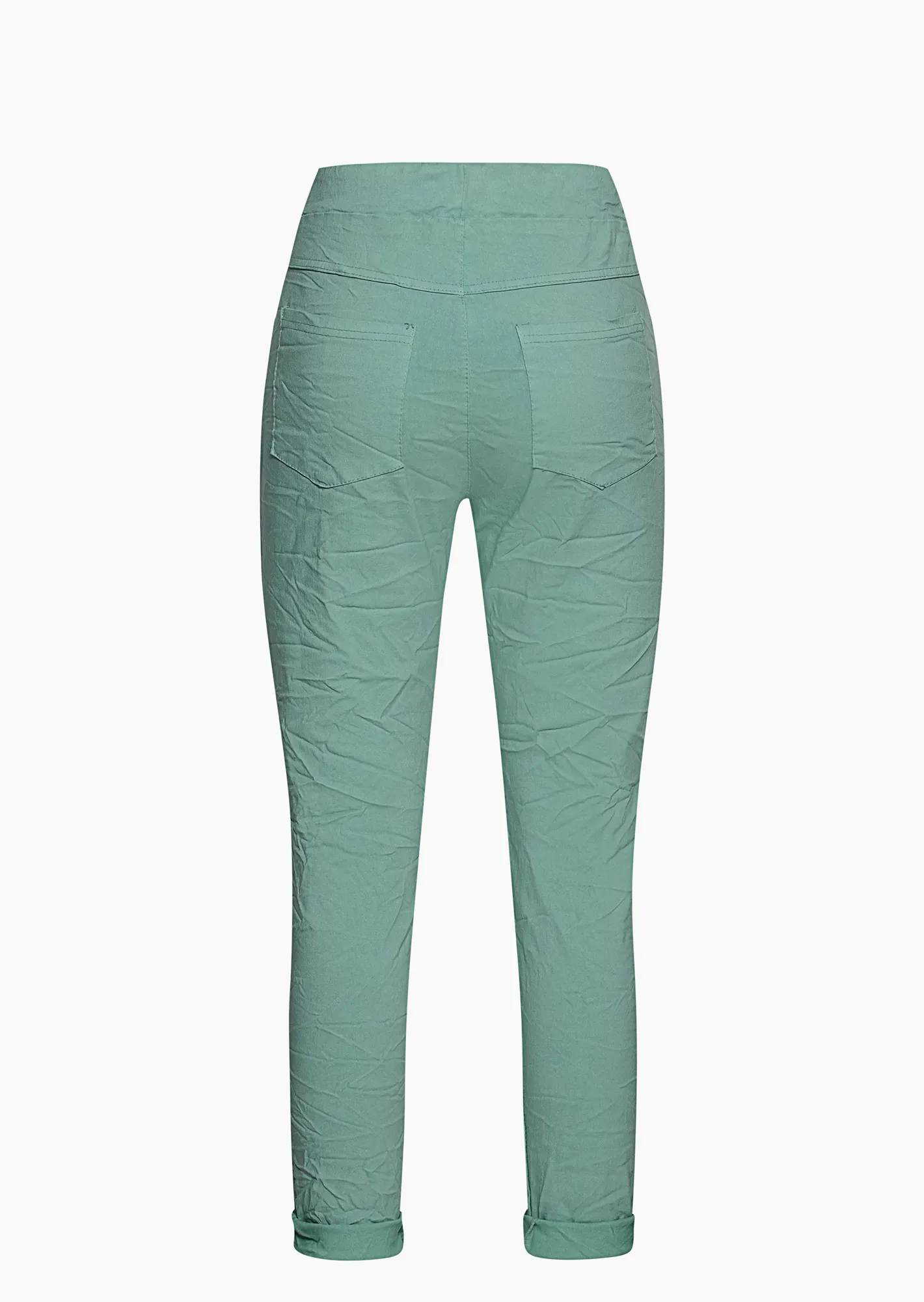 Joggpants mit Knopfleiste, misty green