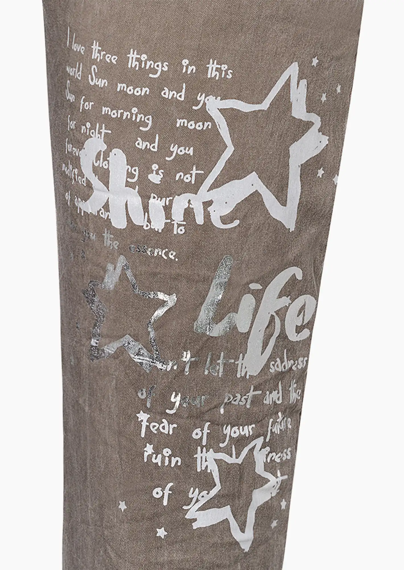 Joggpants mit Lettering, pepper