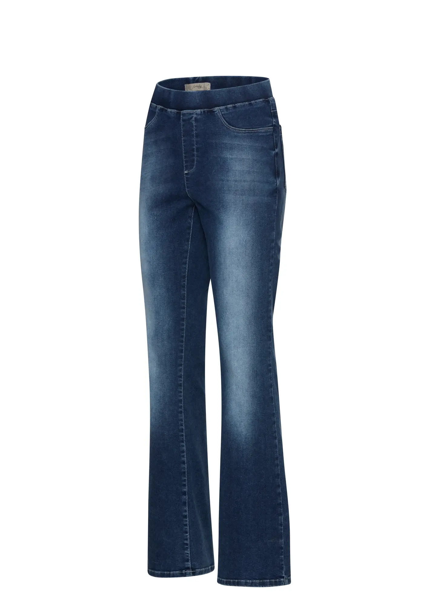 Jeggings im Bootcut-Style, blue denim
