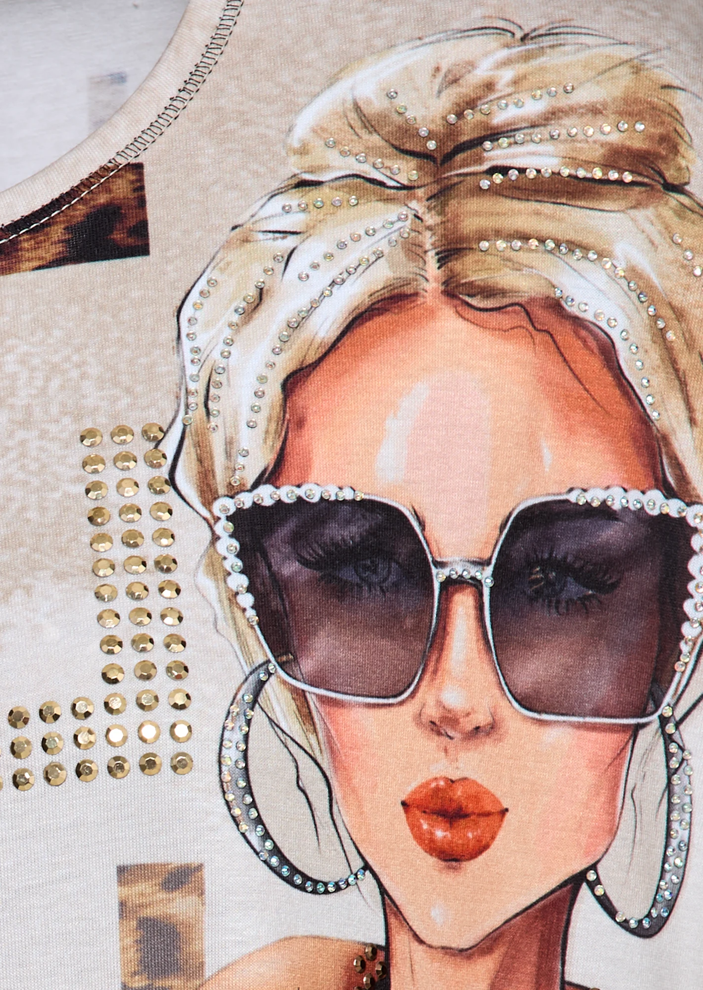 Langarmshirt 'Fashion', sand