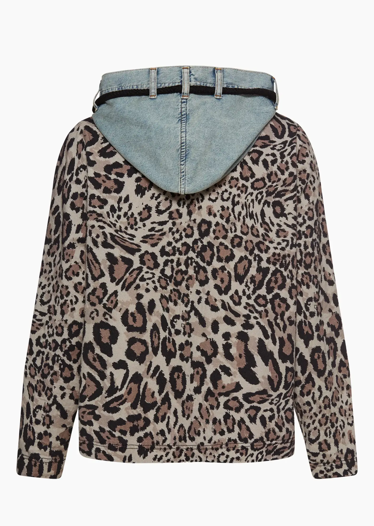 Jeansjacke im Leostyle, crema