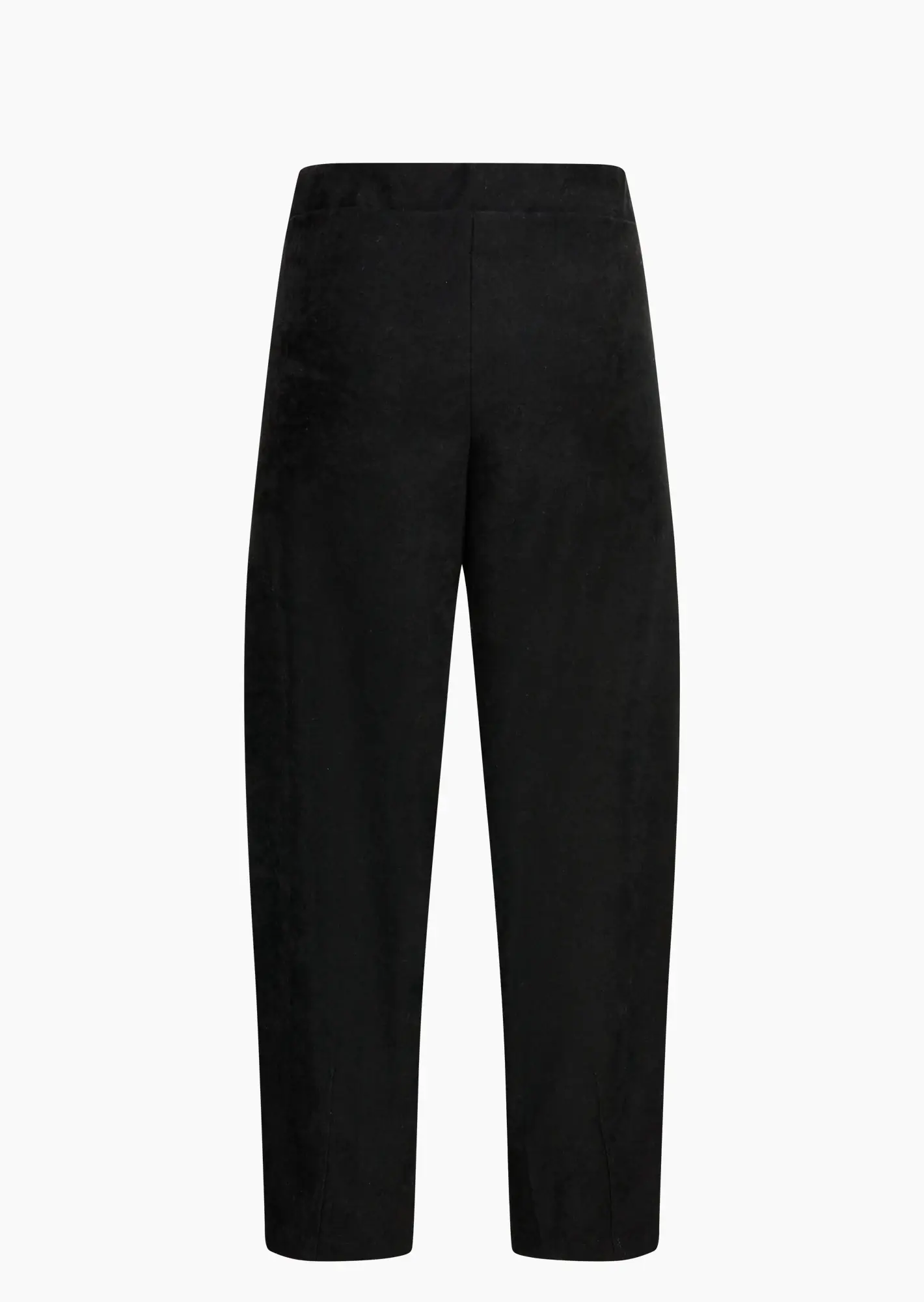 Hose in feiner Cord-Optik, schwarz