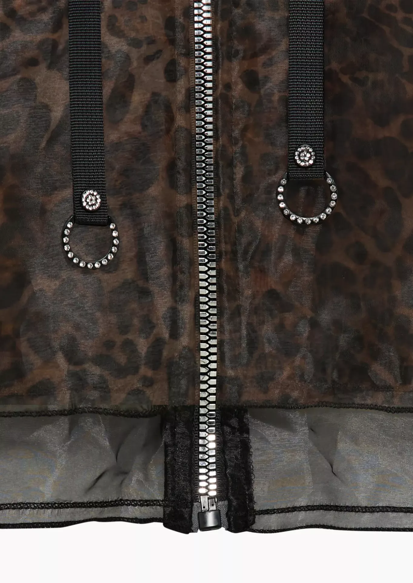 Sweatjacke mit Highlights, schwarz