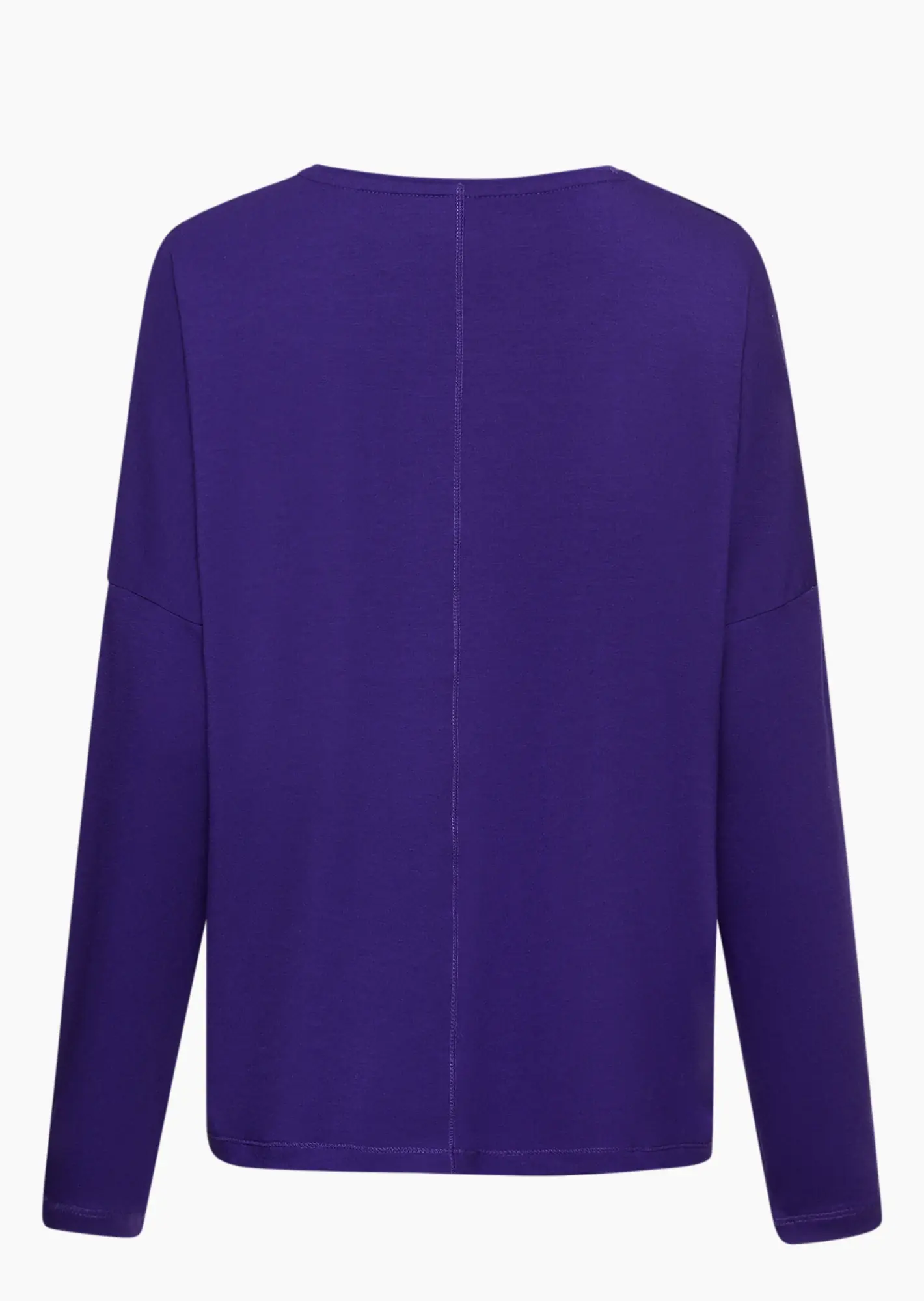 Langarmshirt mit Print, electric purple