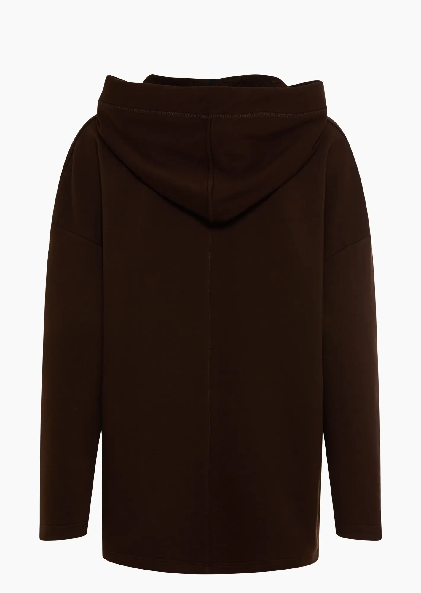 Sweatpullover 'Zipper', mocca