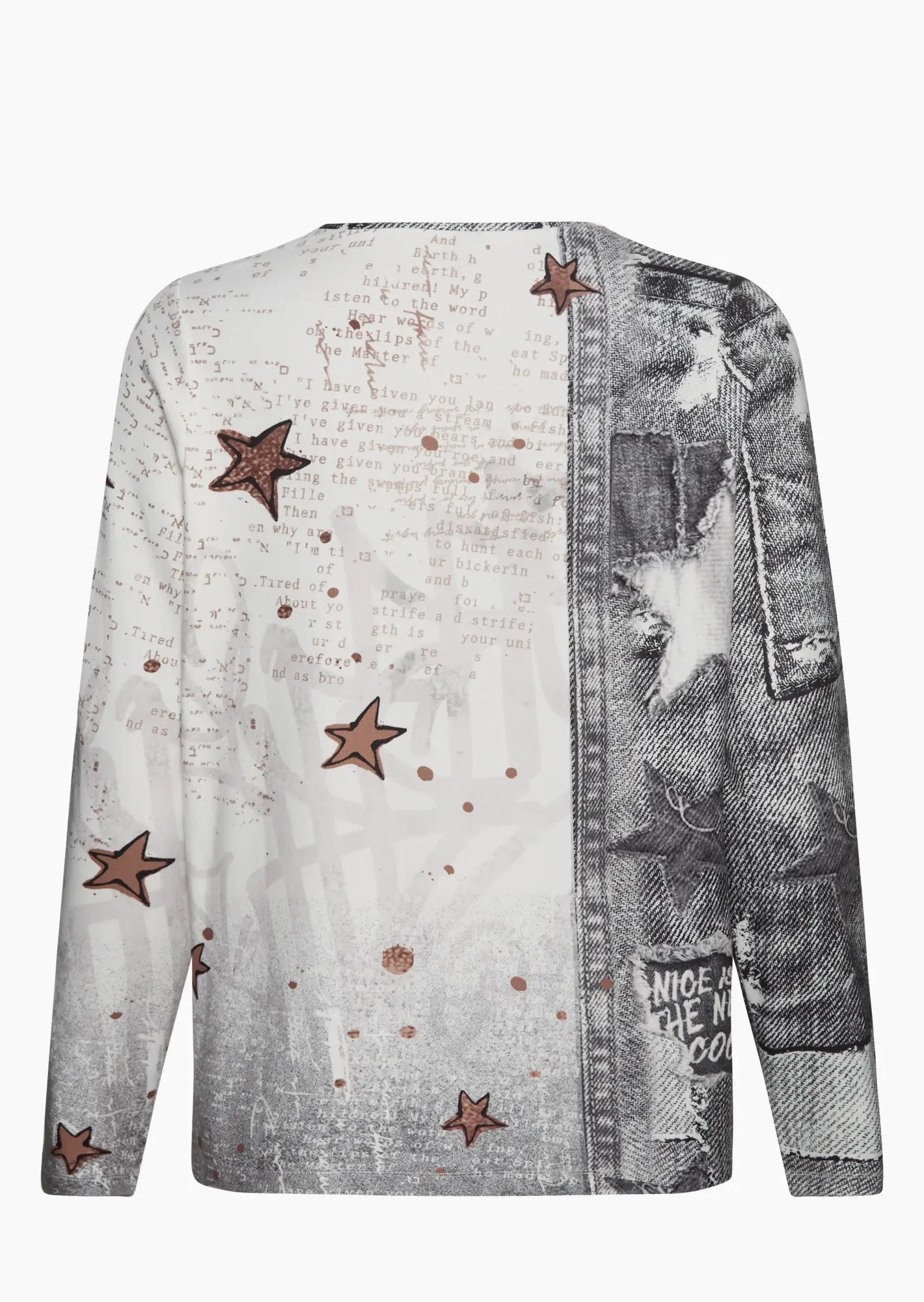 Langarmshirt 'You´re mine', crema