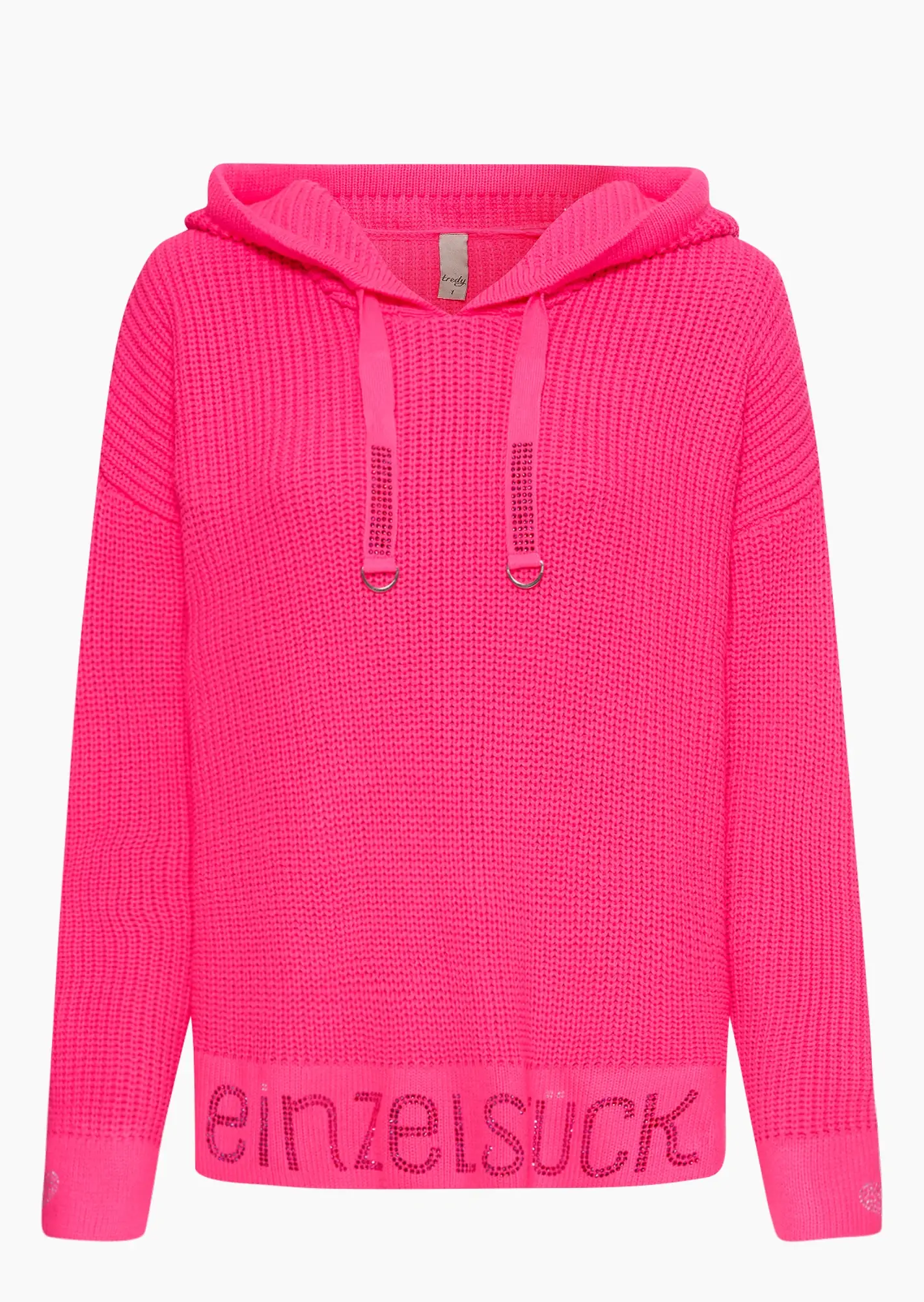 Strickpullover 'Einzelstück', pink