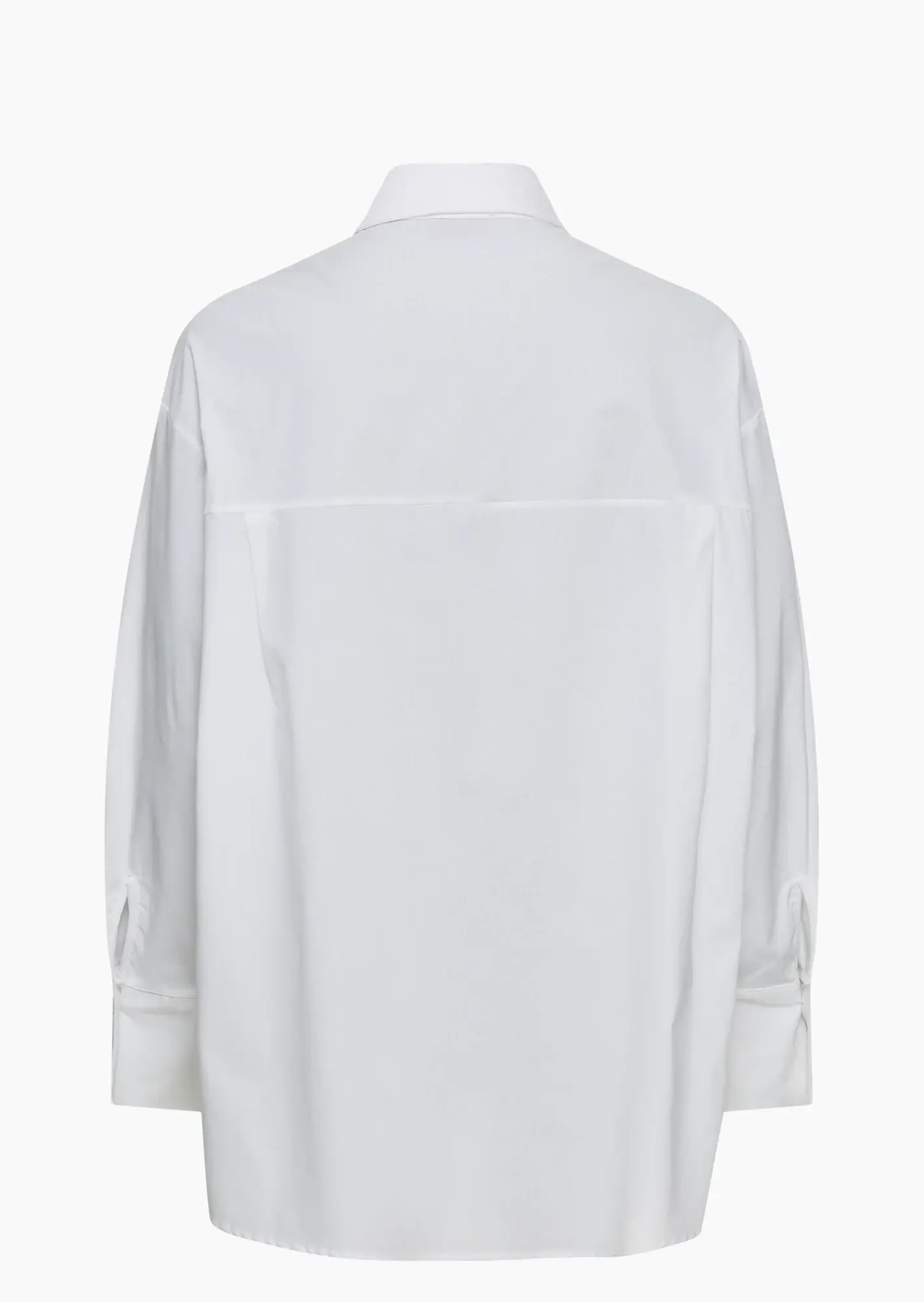 Bluse mit dekorativen Knöpfen, weiß