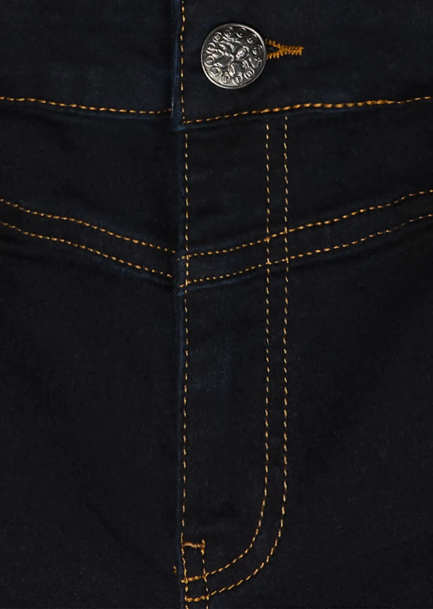 Doppelbundjeans, blue black denim