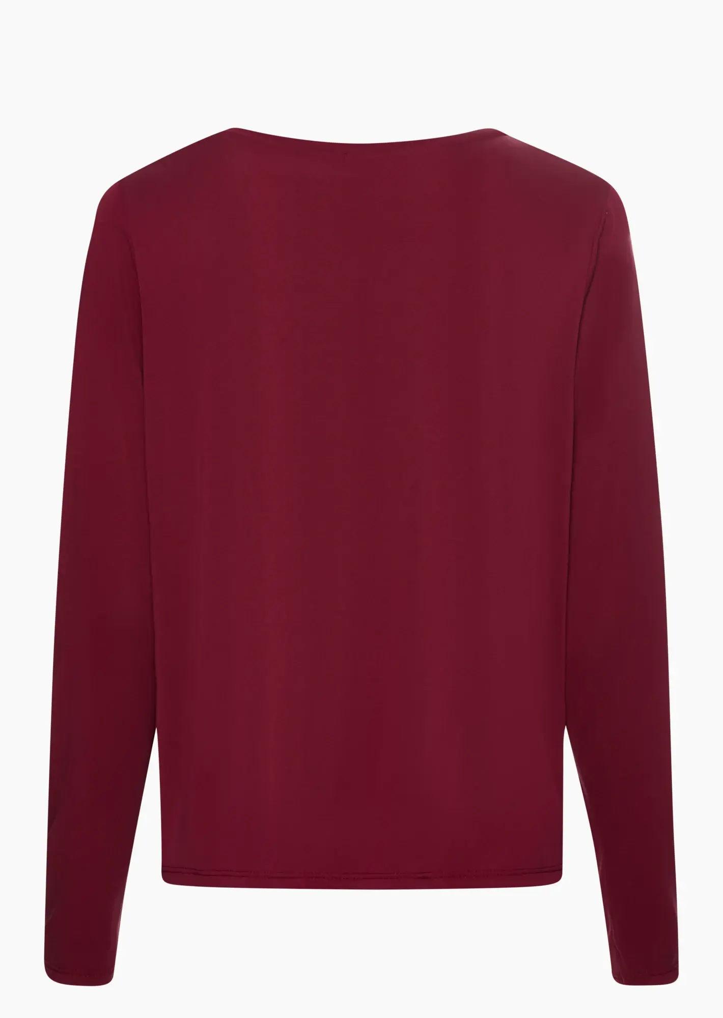 Langarmshirt 'LAURA', burgund