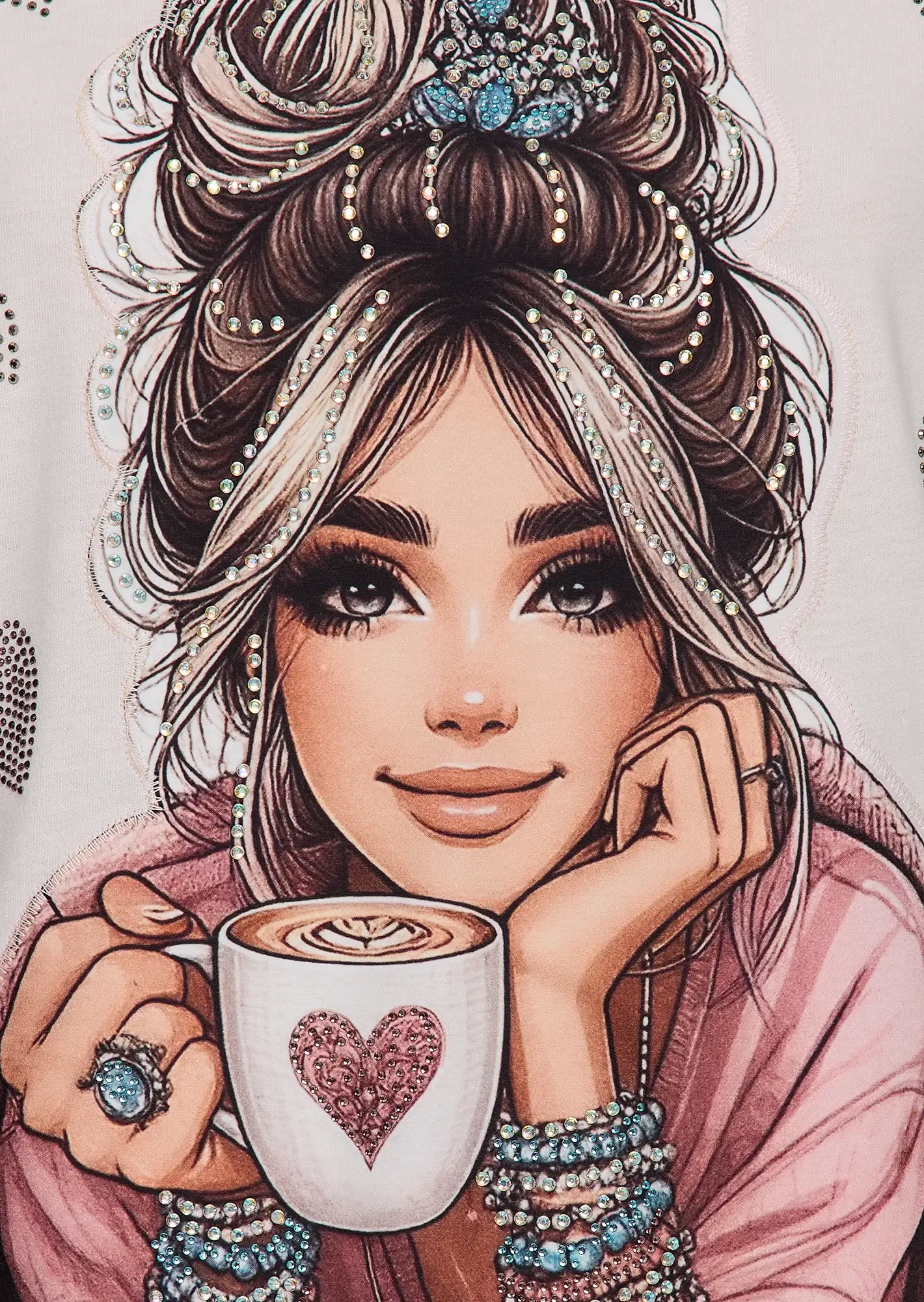 Shirt 'Woman', mandelblüte