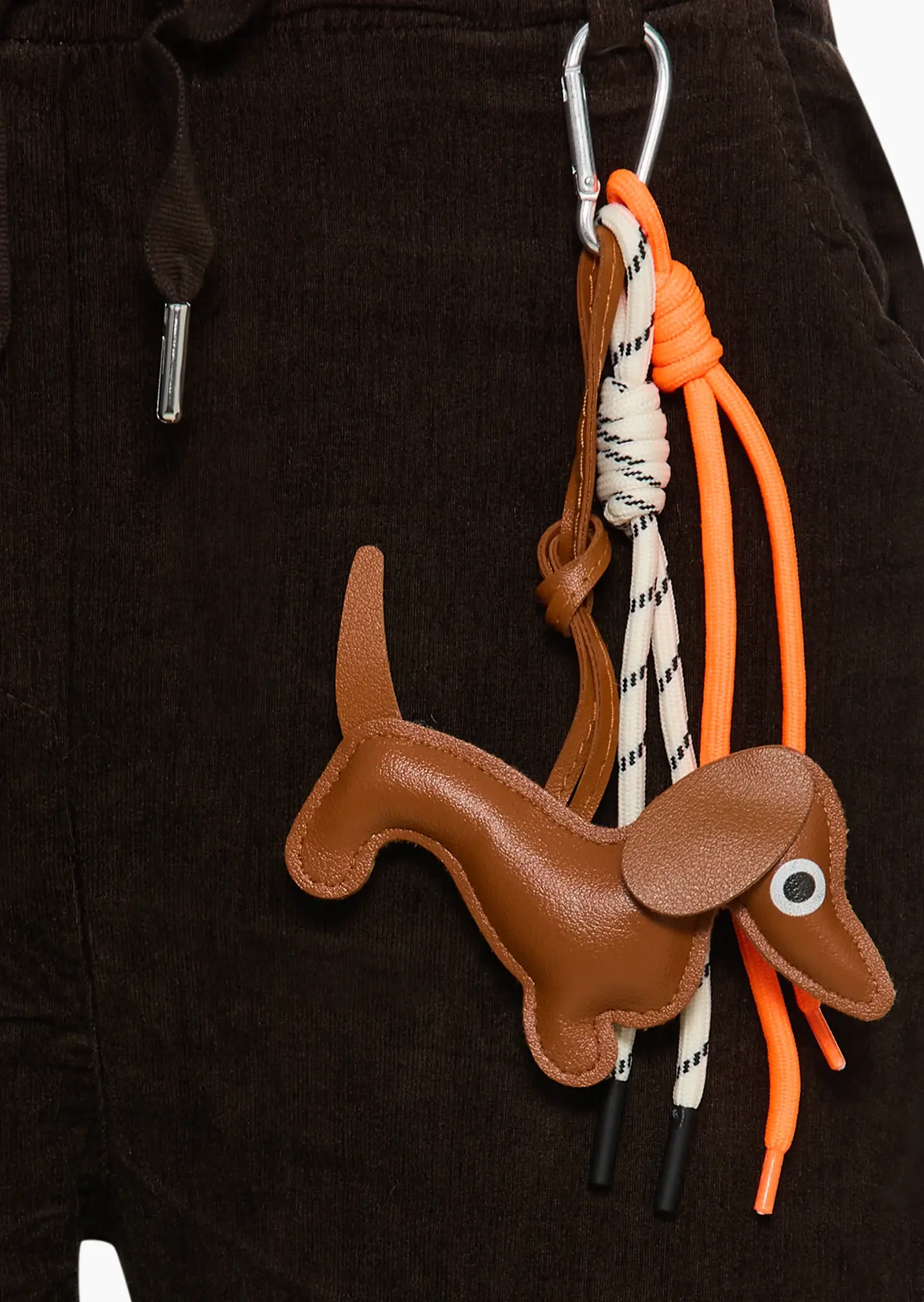 Joggpants in Cord-Optik, mocca