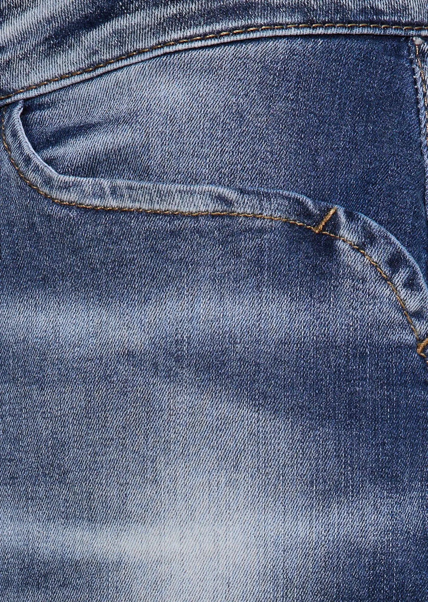 Jeans Straight Leg, blue denim