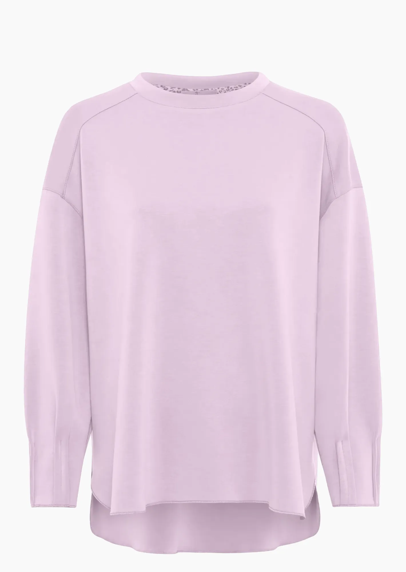 Sweatpullover mit Ziernähten, lilac