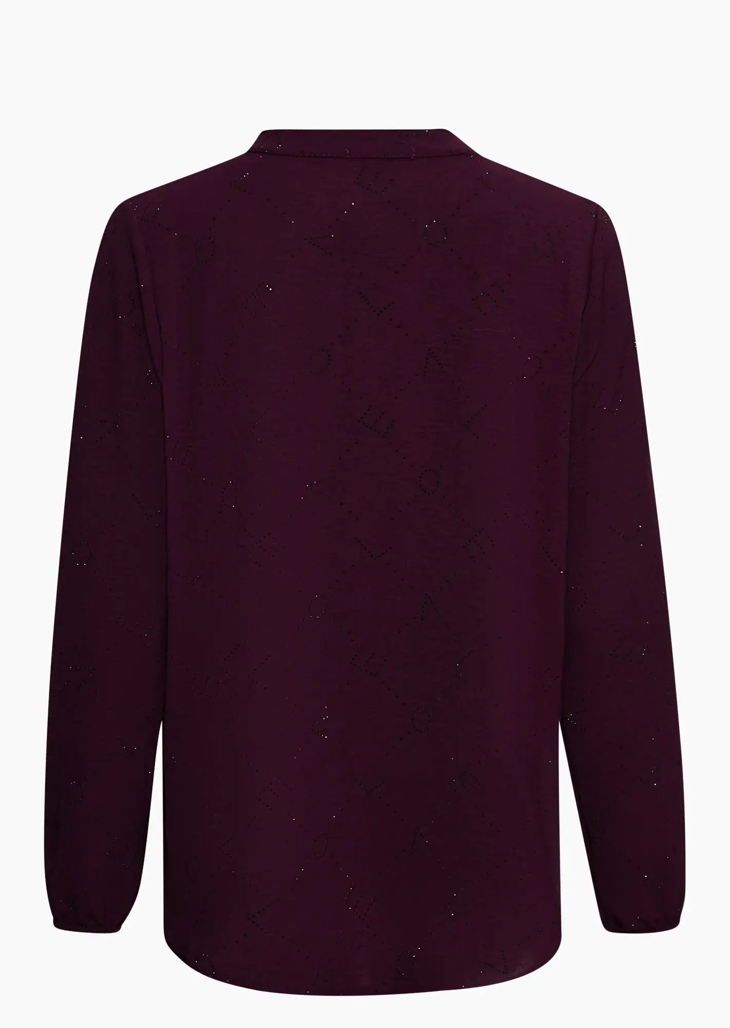 Bluse 'Love', bordo