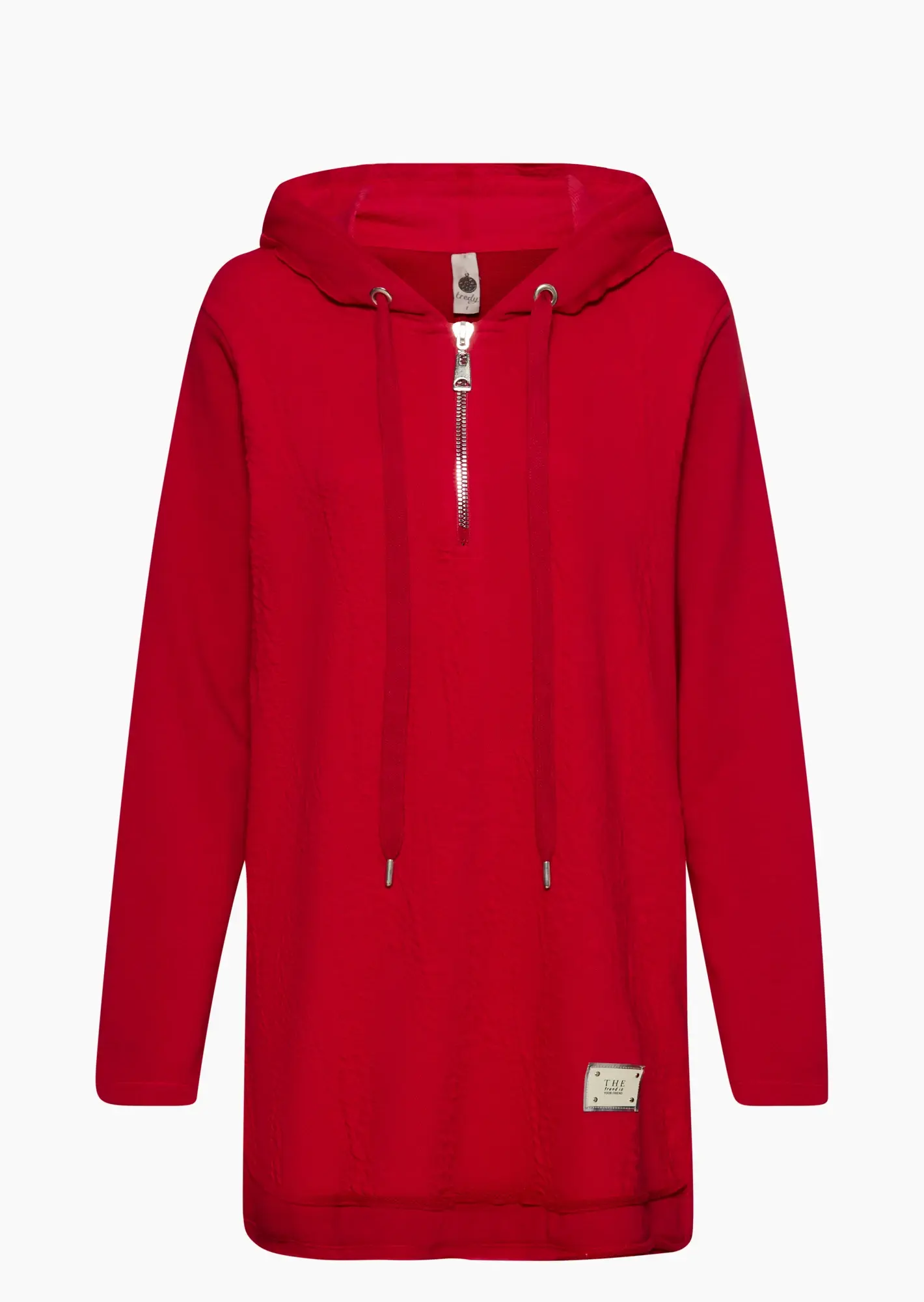 Sweatpullover mit Struktur, tredyrot