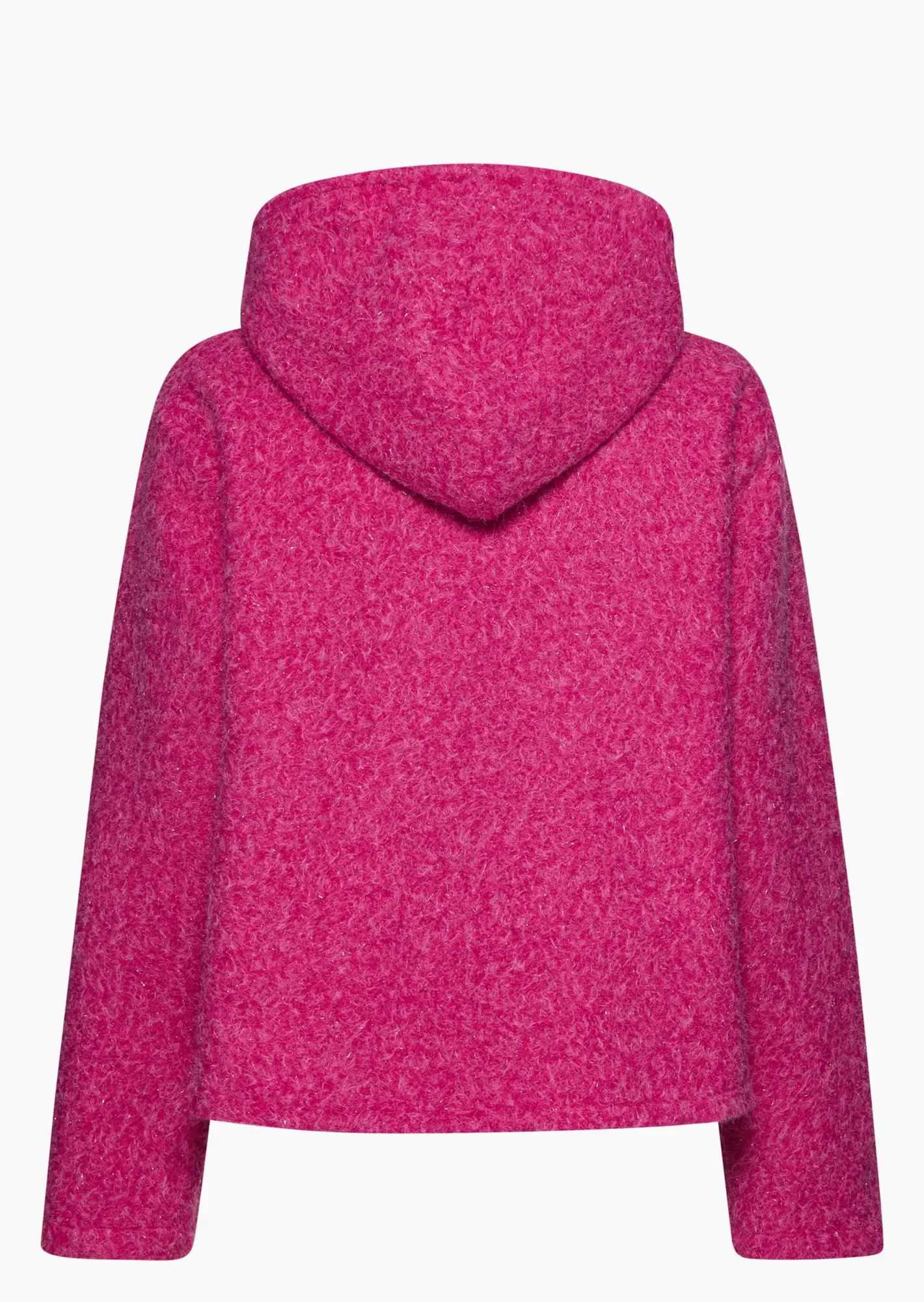 Jacke in Wollwalk-Optik, pink