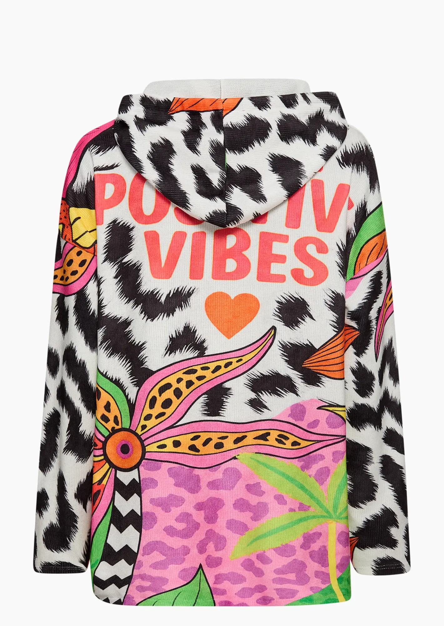 Sweatjacke 'Leopard', bunt