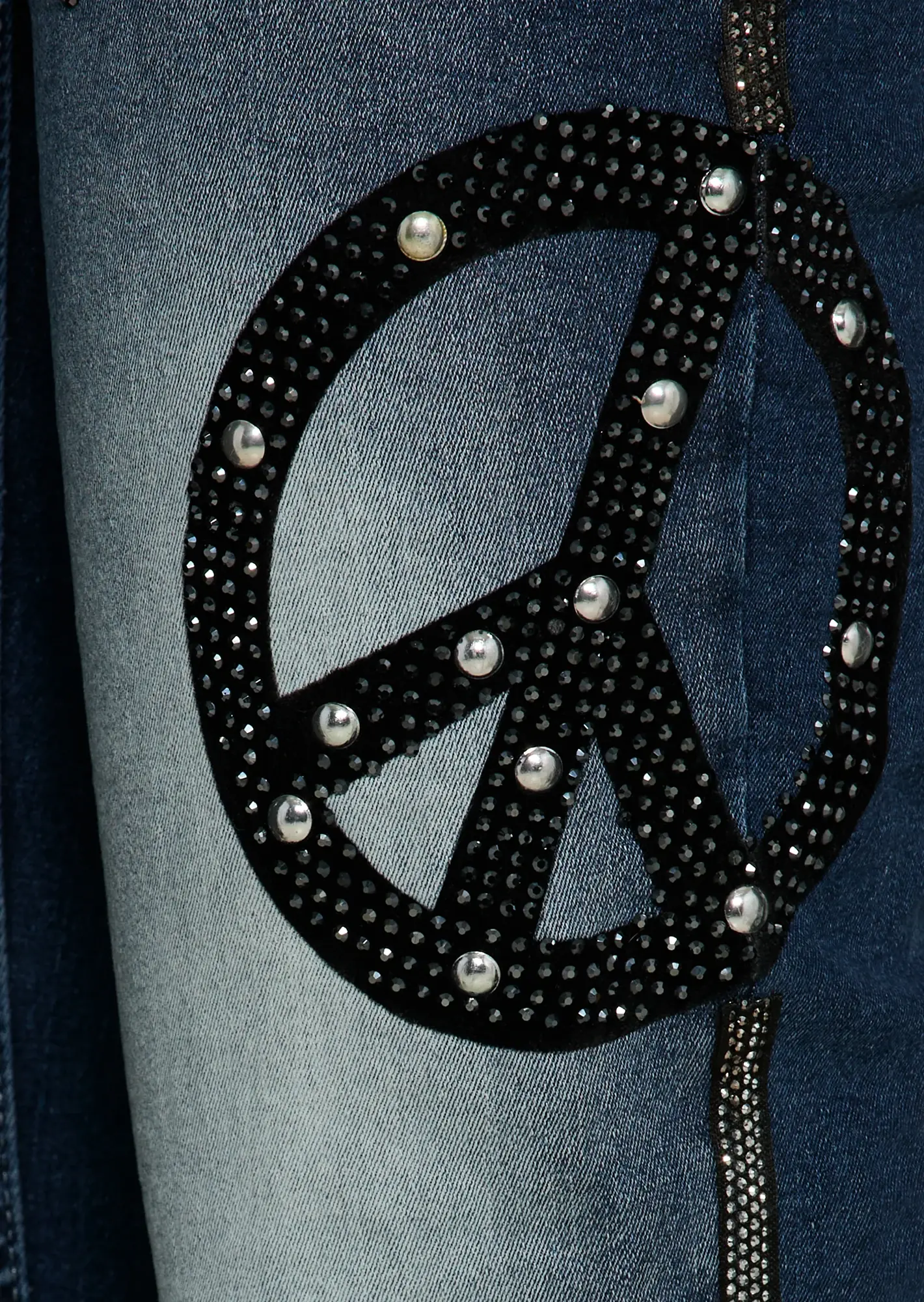 Jeans 'Peace', blue denim