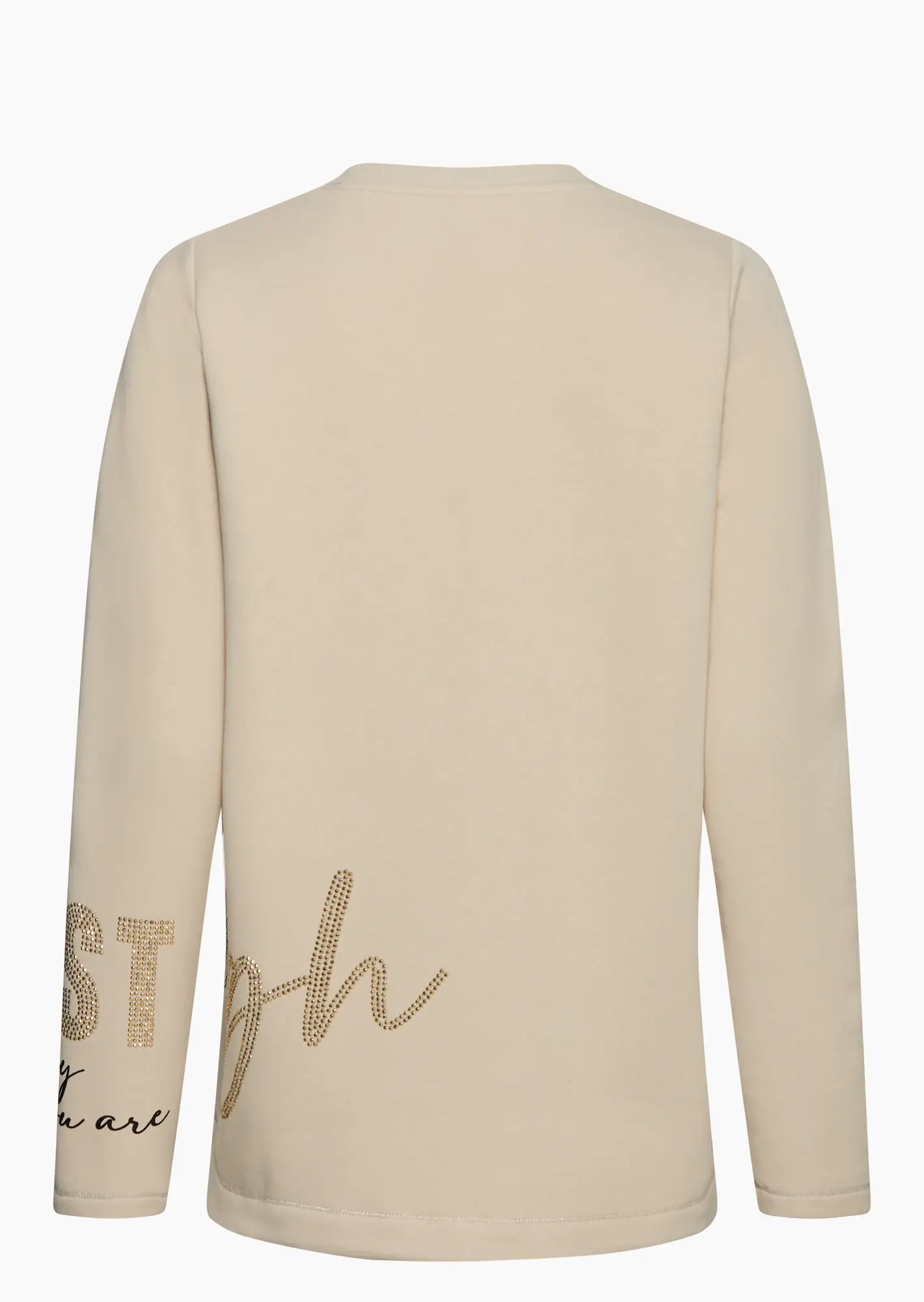 Sweatpullover 'Enough', crema
