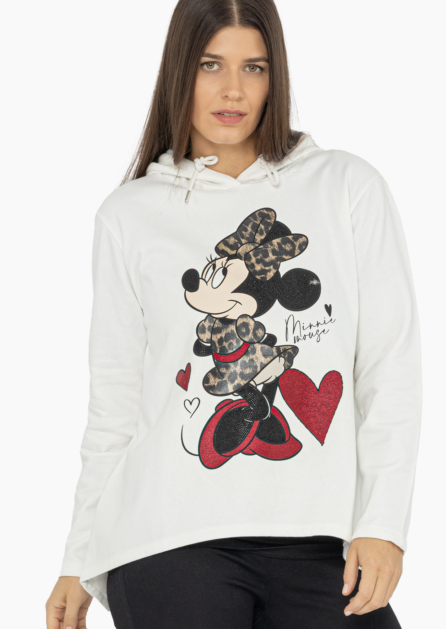 Sweatpullover 'Minnie Mouse', offwhite