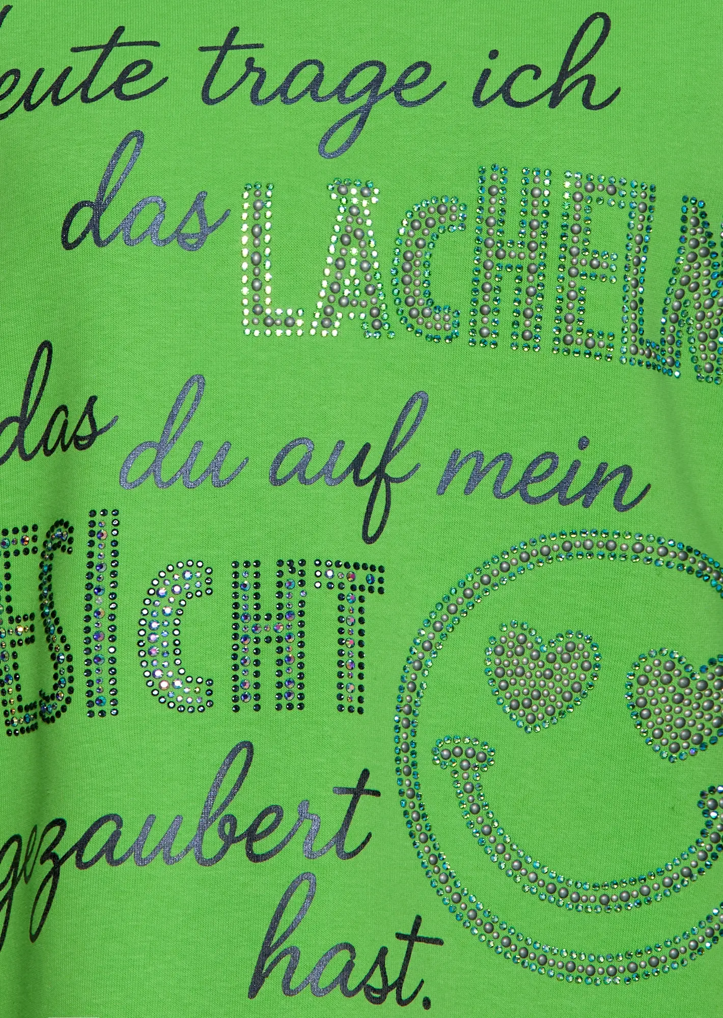 Sweatpullover 'Zauber', neongrün