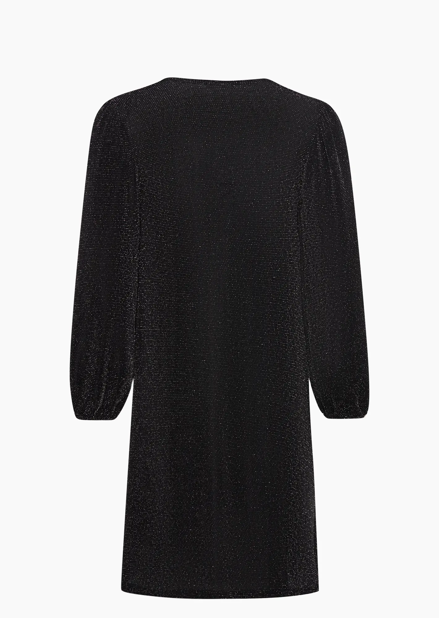 elegantes Kleid mit Glitzer, schwarz